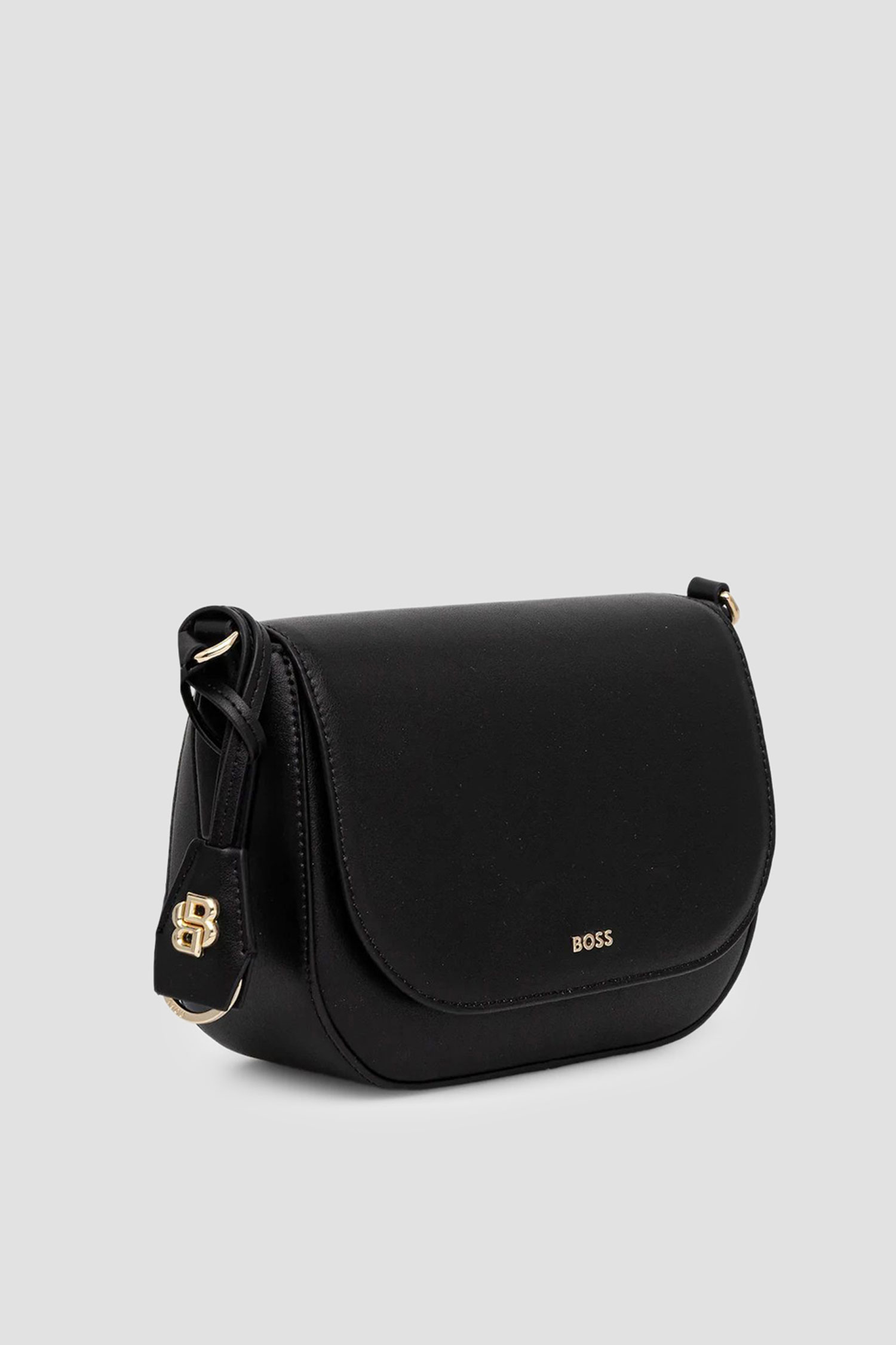 Женская черная кожаная сумка BOSS 50547756;001