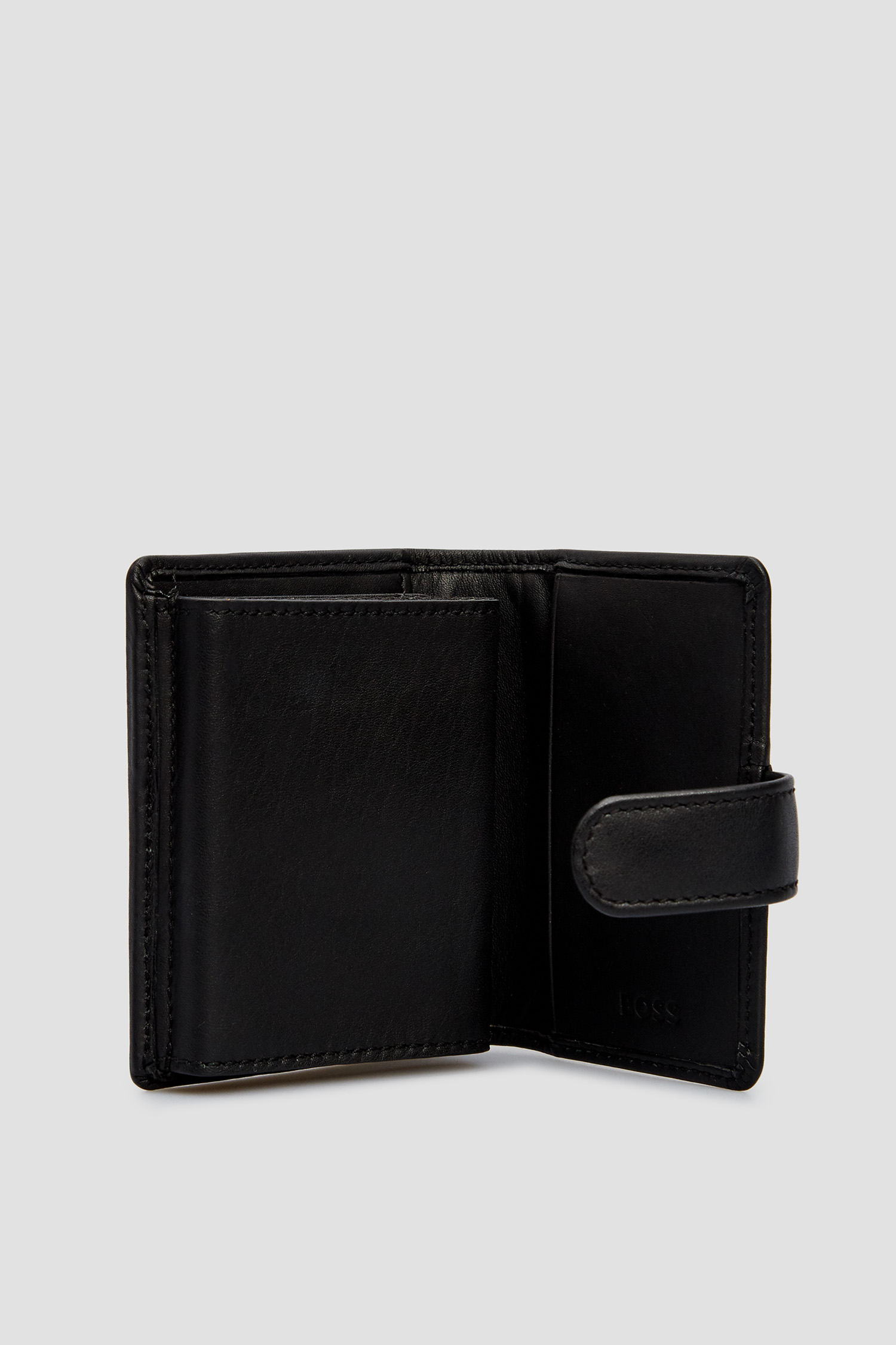 Чоловічий чорний шкіряний кардхолдер BOSS 50466991;001