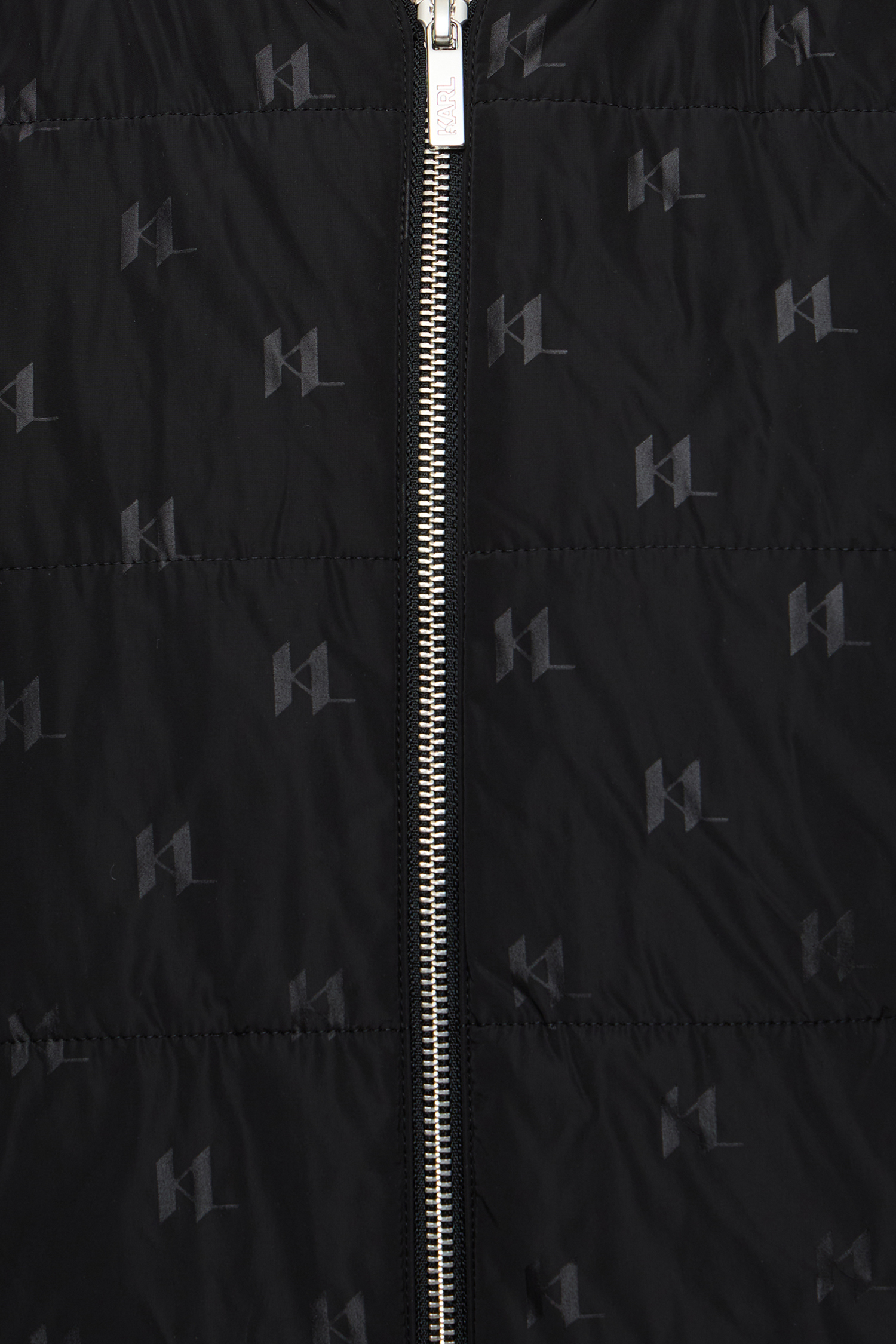 Мужской черный бомбер с узором Karl Lagerfeld 563902.505061;990