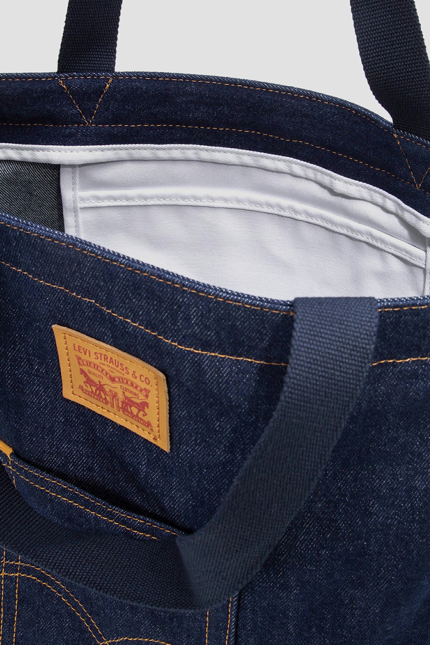 Синяя джинсовая сумка Levi’s® D5440;0002