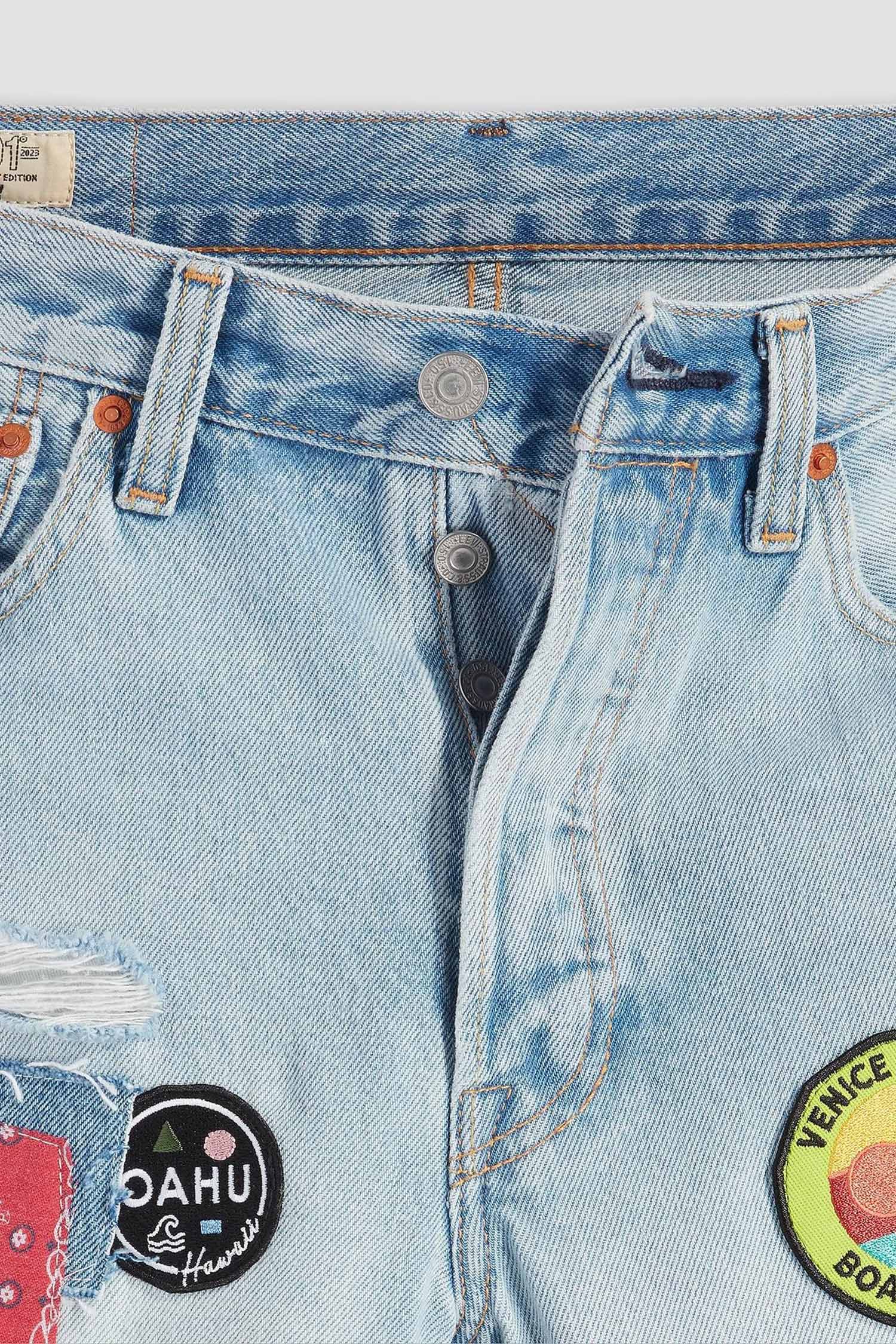 Мужские голубые джинсовые шорты 501® Levi’s® 36512;0201