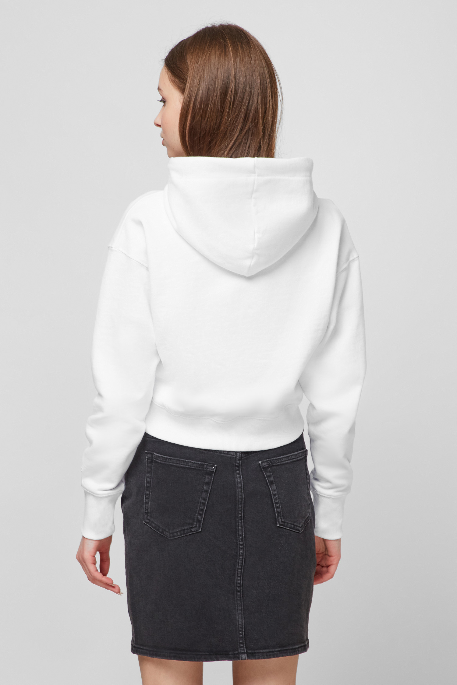 Белое худи для девушек SuperDry W2010957A;01C — Ultrashop
