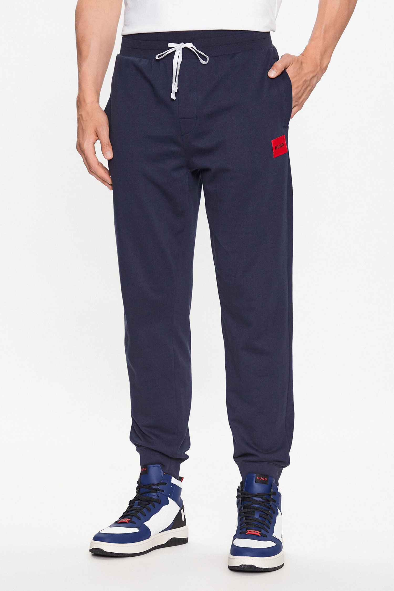 Чоловічі темно-сині спортивні штани HUGO 50490270;405