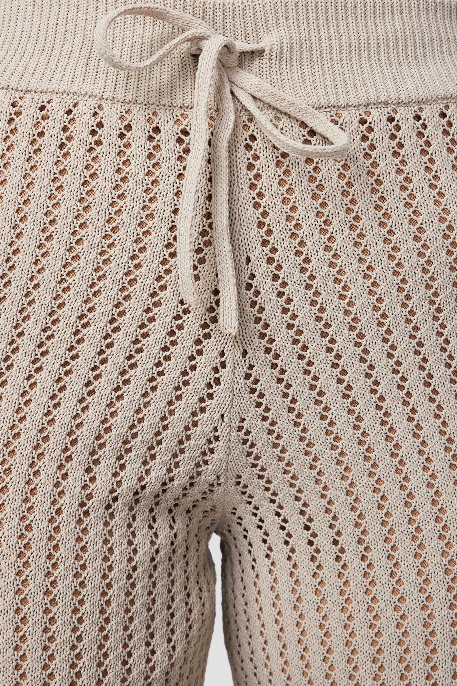 Женские бежевые брюки HUGO 50486881;265