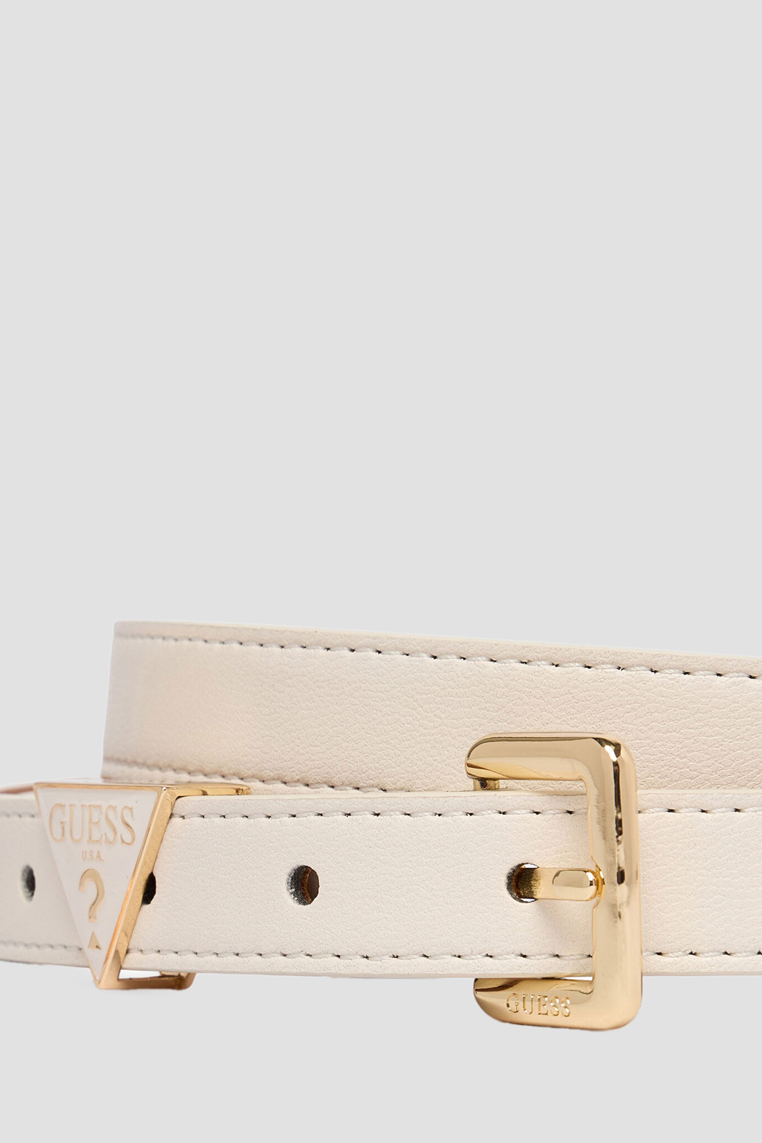 Жіночий білий ремінь Guess BW9323.P6120;OFF