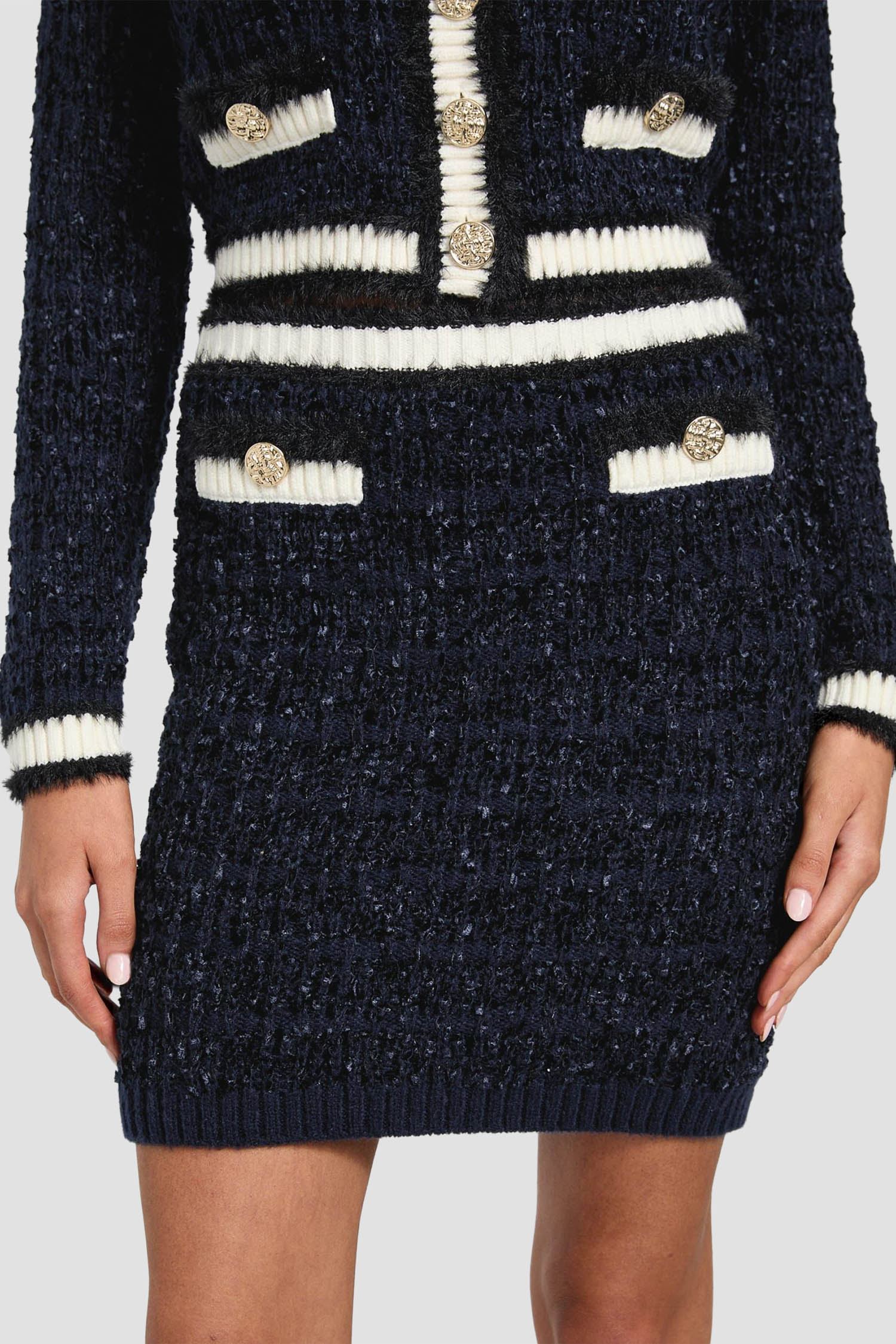 Жінчоча темно-синя спідниця Guess W5BD1X.Z4090;F7EB