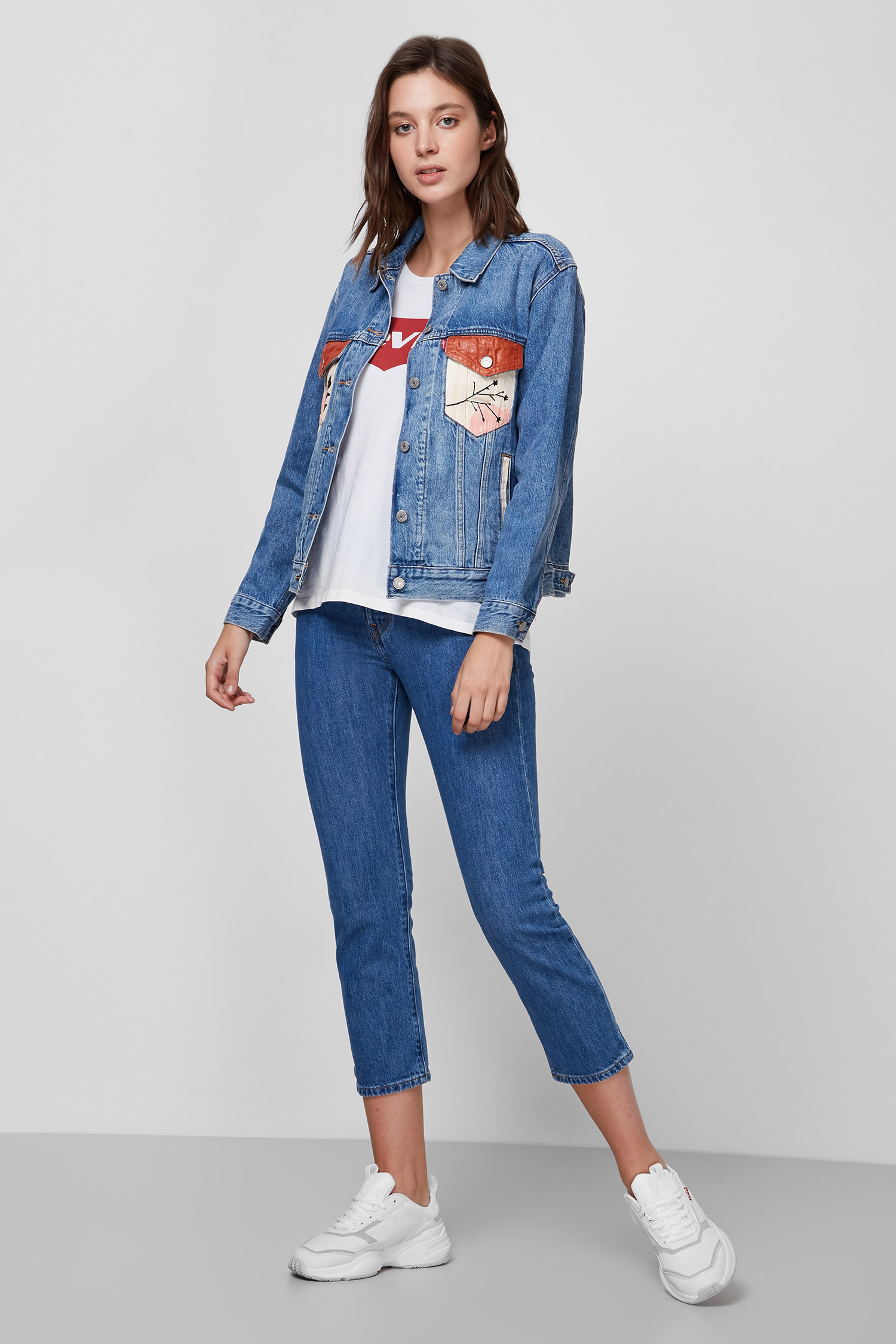 Женская голубая джинсовая куртка Angelov Custom Levi’s® 29944;0055T(19)