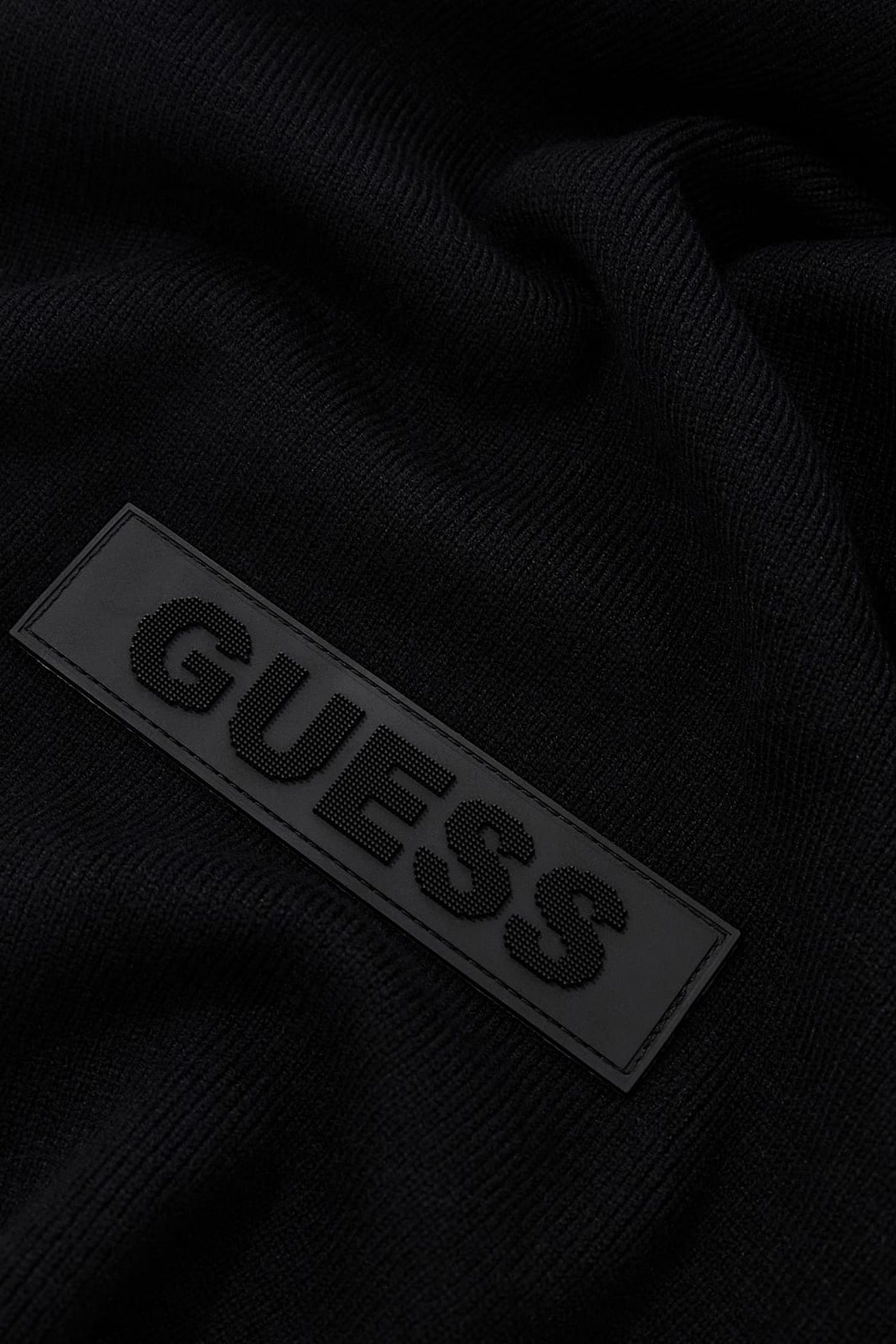 Чоловічий чорний шарф Guess AM9570.POL03;BLA