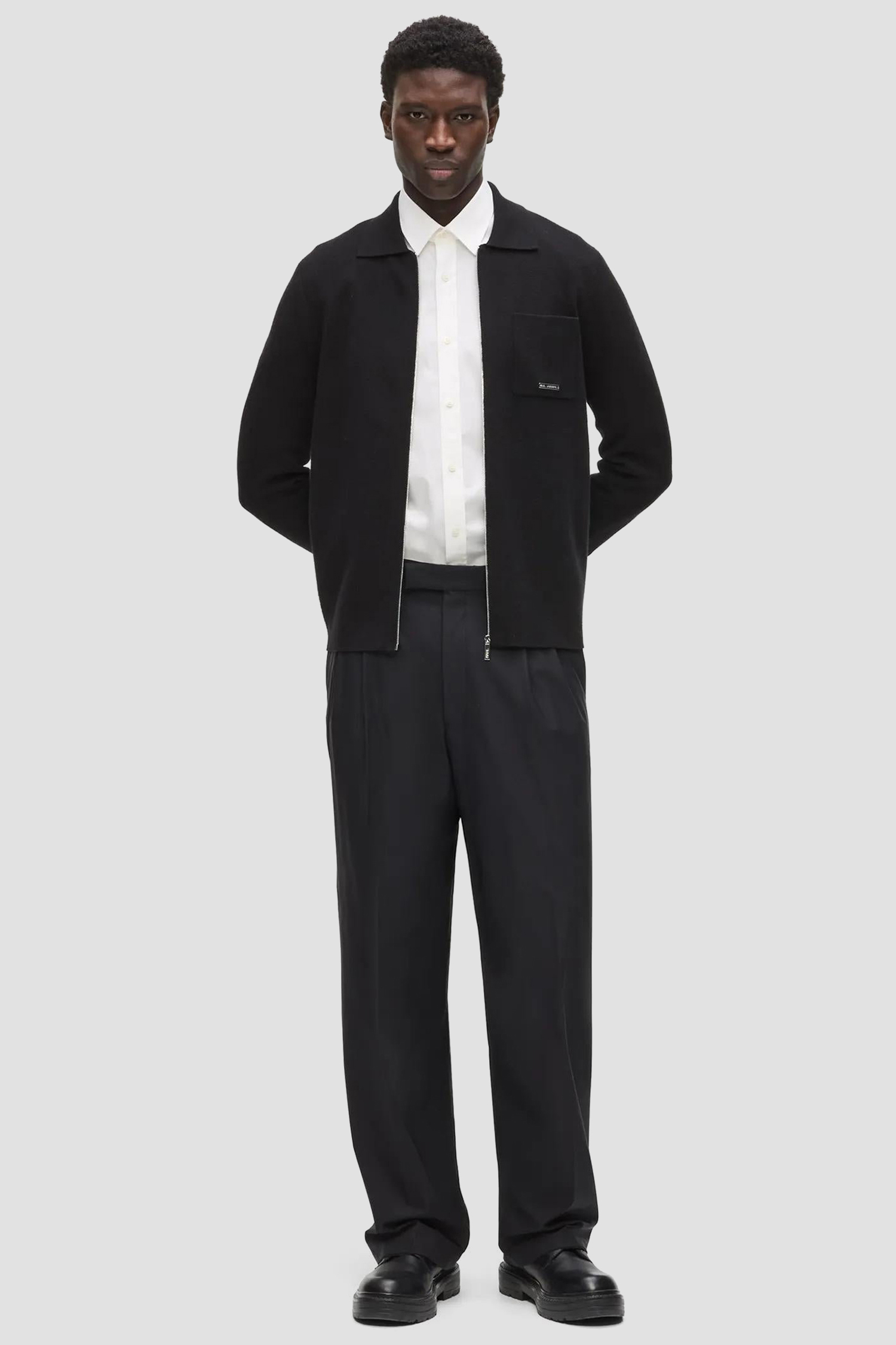 Мужской черный кардиган Karl Lagerfeld 563304.655014;990