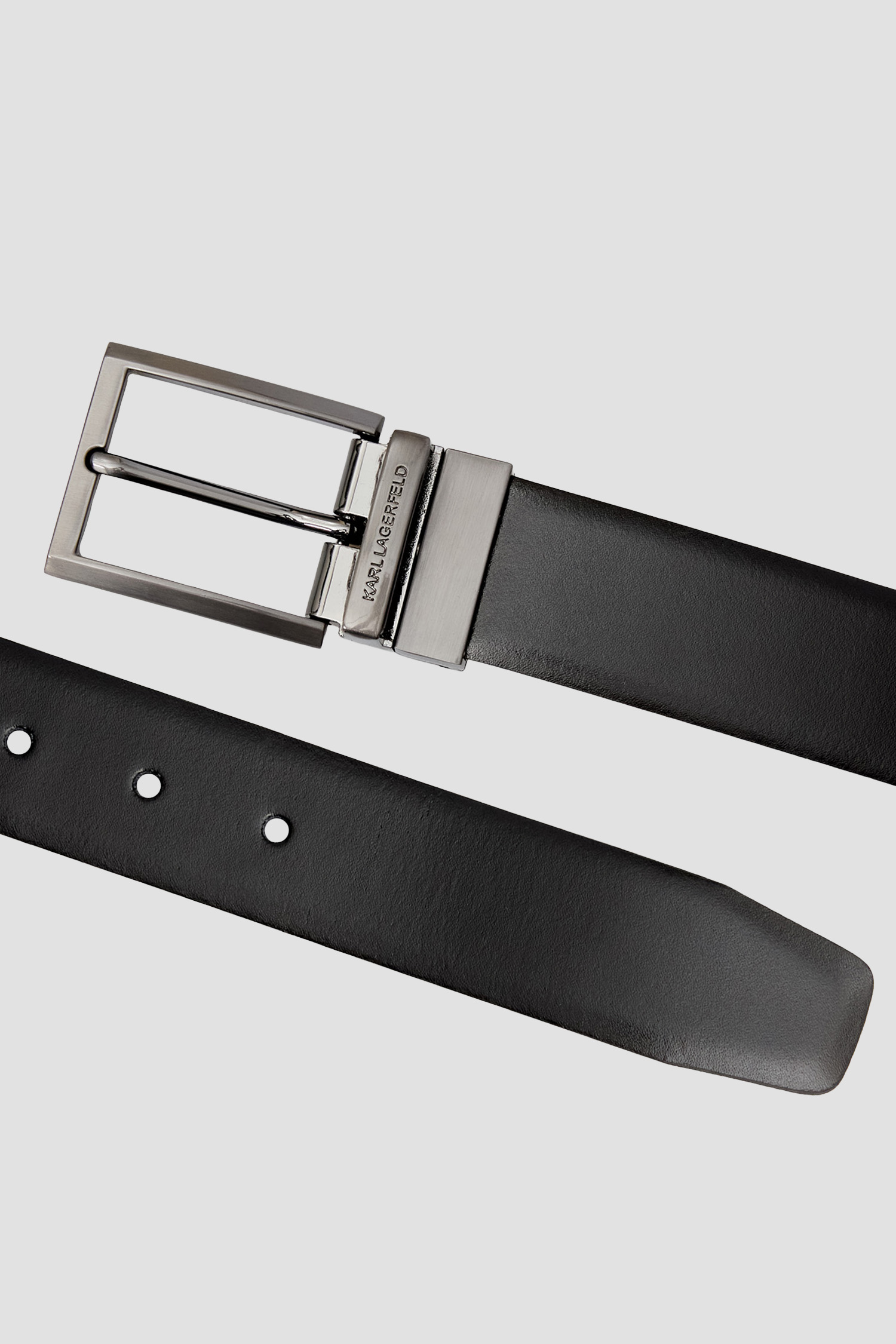 Мужской кожаный двусторонний ремень Karl Lagerfeld 554427.815302;490