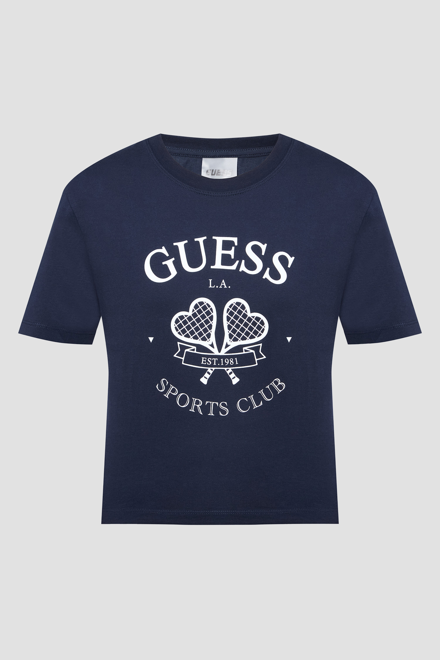 Жіноча темно-синя футболка Guess V5GI04.I3Z14;A71W