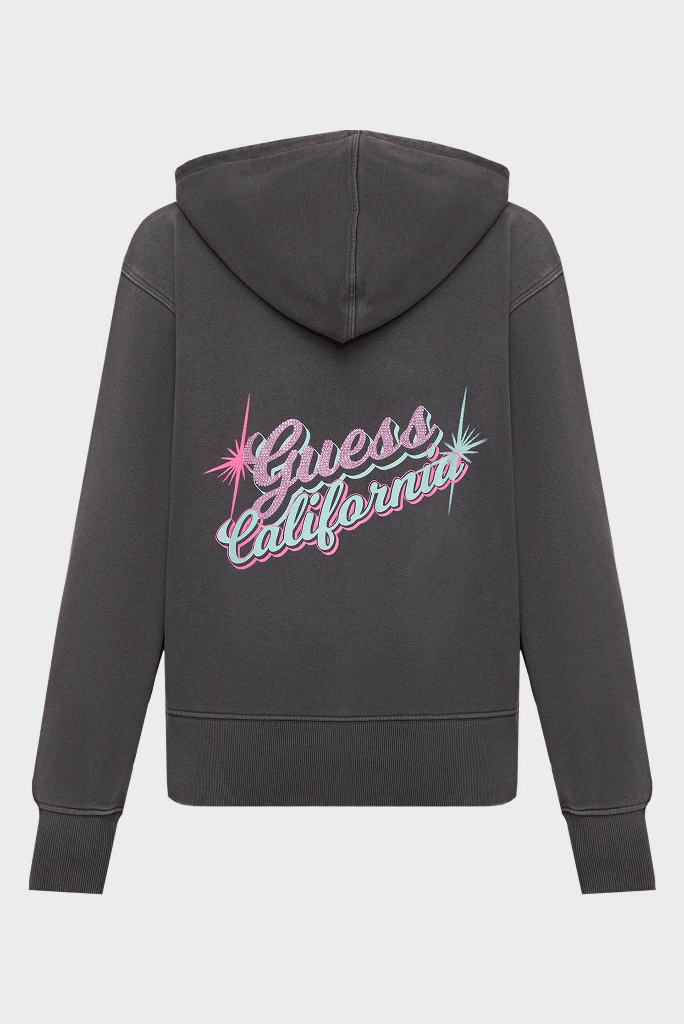 Жіноча сіра кофта на блискавці Guess W6RQ14.KBY51;JTMU