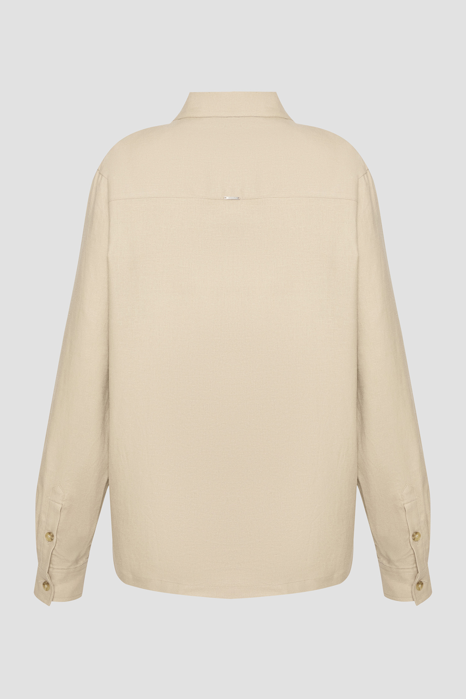 Мужская бежевая льняная рубашка Antony Morato MMSL00756.FA800126;2081