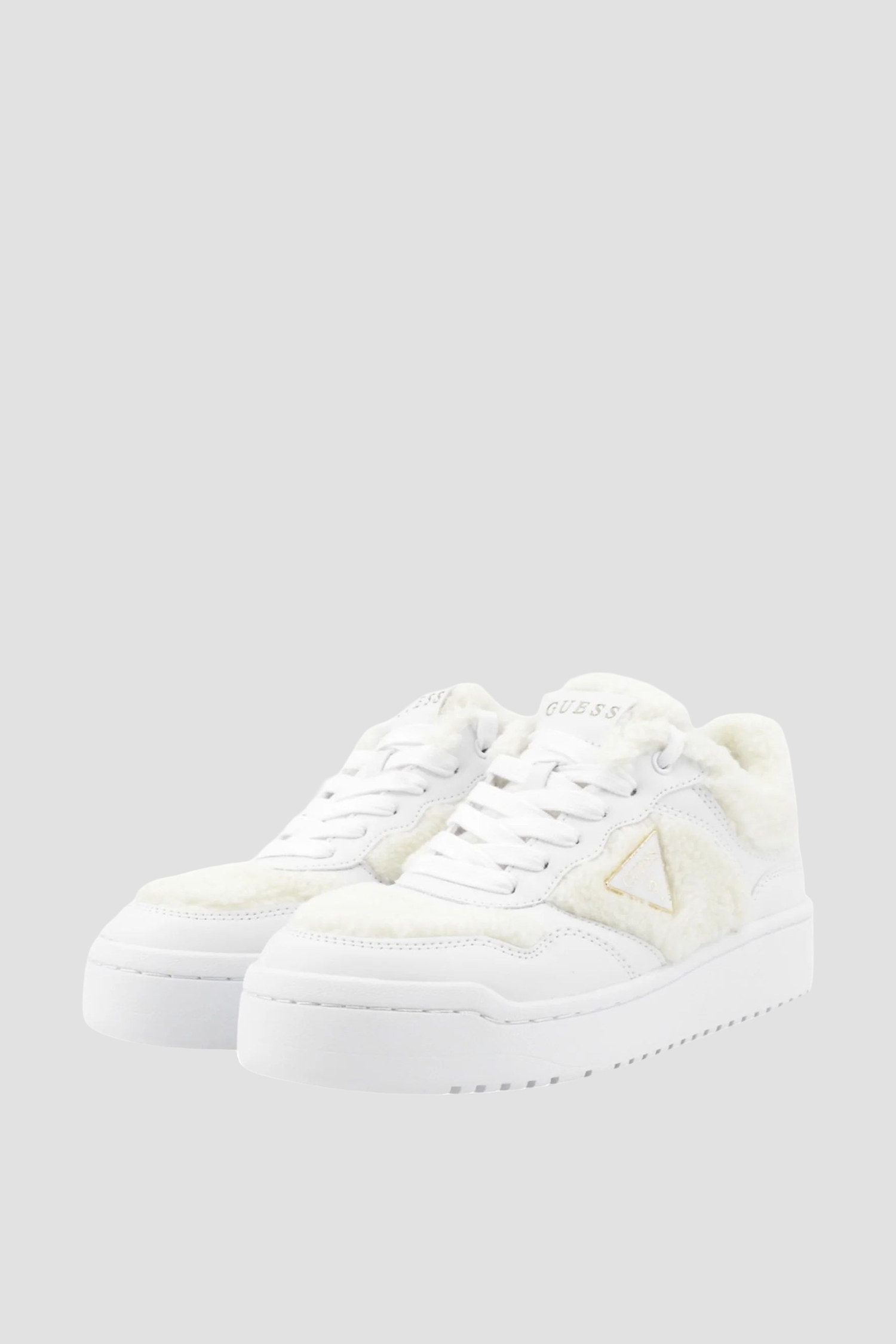 Жіночі білі снікерси Guess FLFM10.FAB12;WHITE