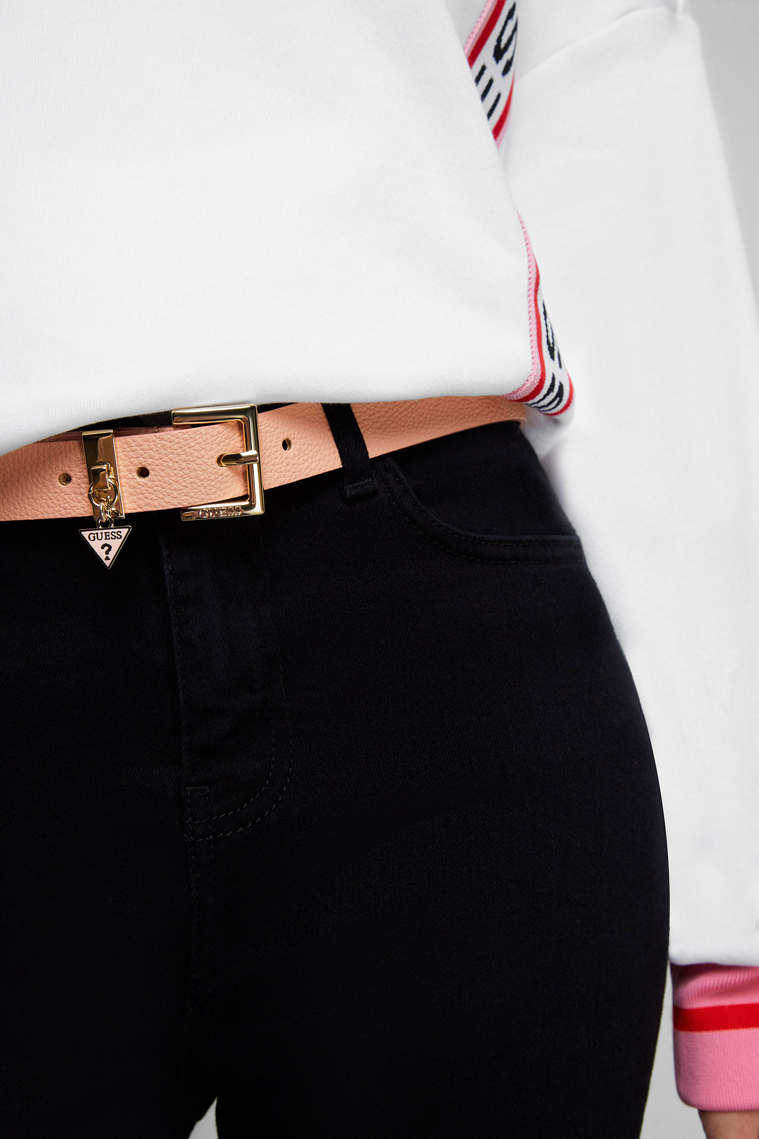 Женский бежевый ремень Guess BW7453.VIN25;BLS