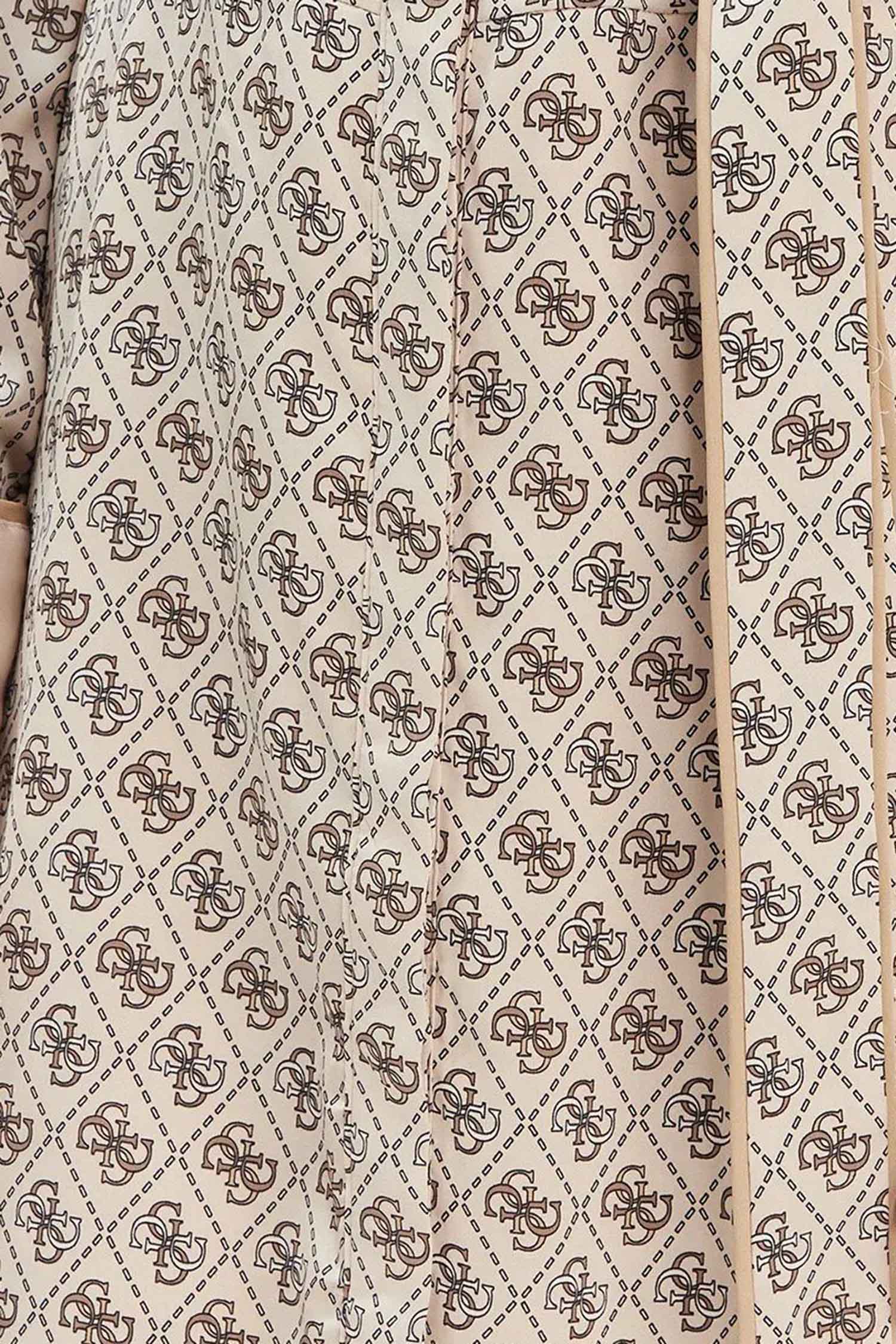 Жіноча бежева сукня з візерунком Guess W6RK90.WF1T2;P1WE