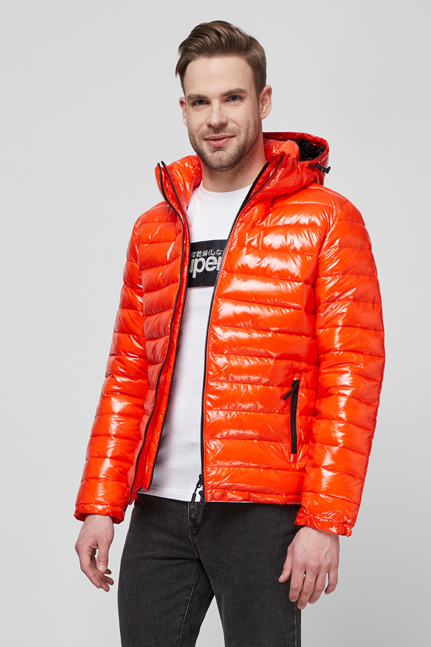 Мужская оранжевая куртка SuperDry M5010256A;OIR — Ultrashop