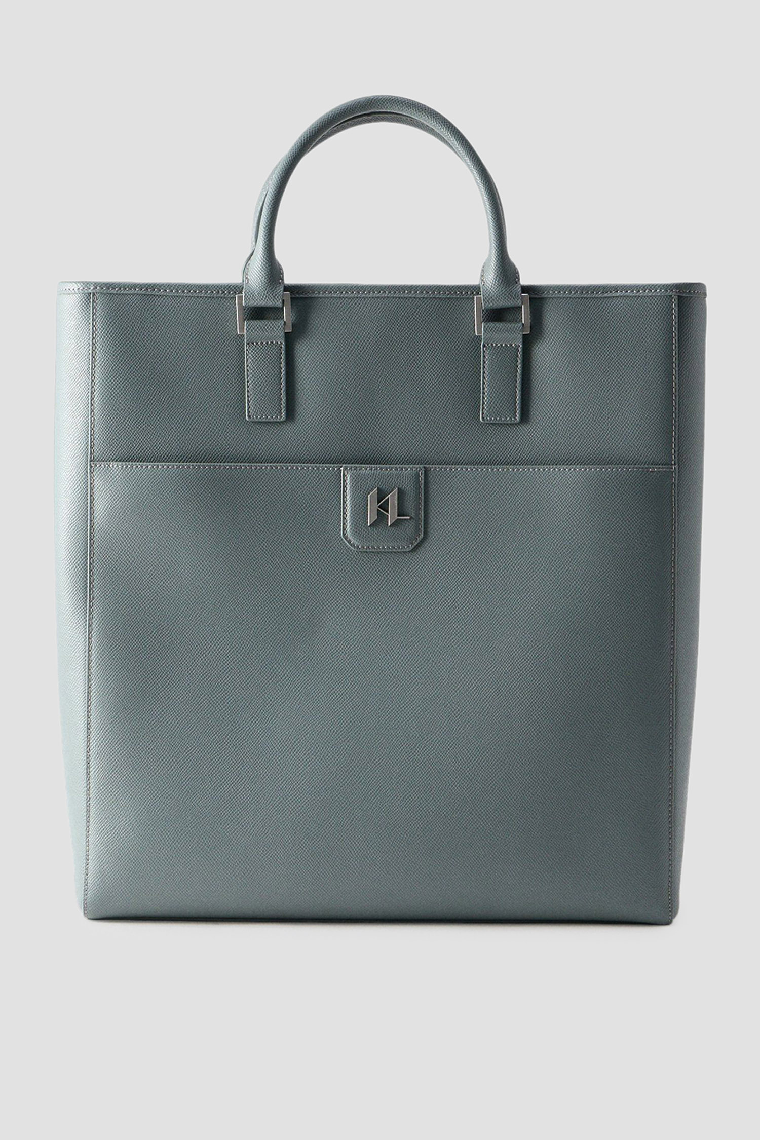 Чоловіча оливкова шкіряна сумка Karl Lagerfeld B1M30208;2FJ