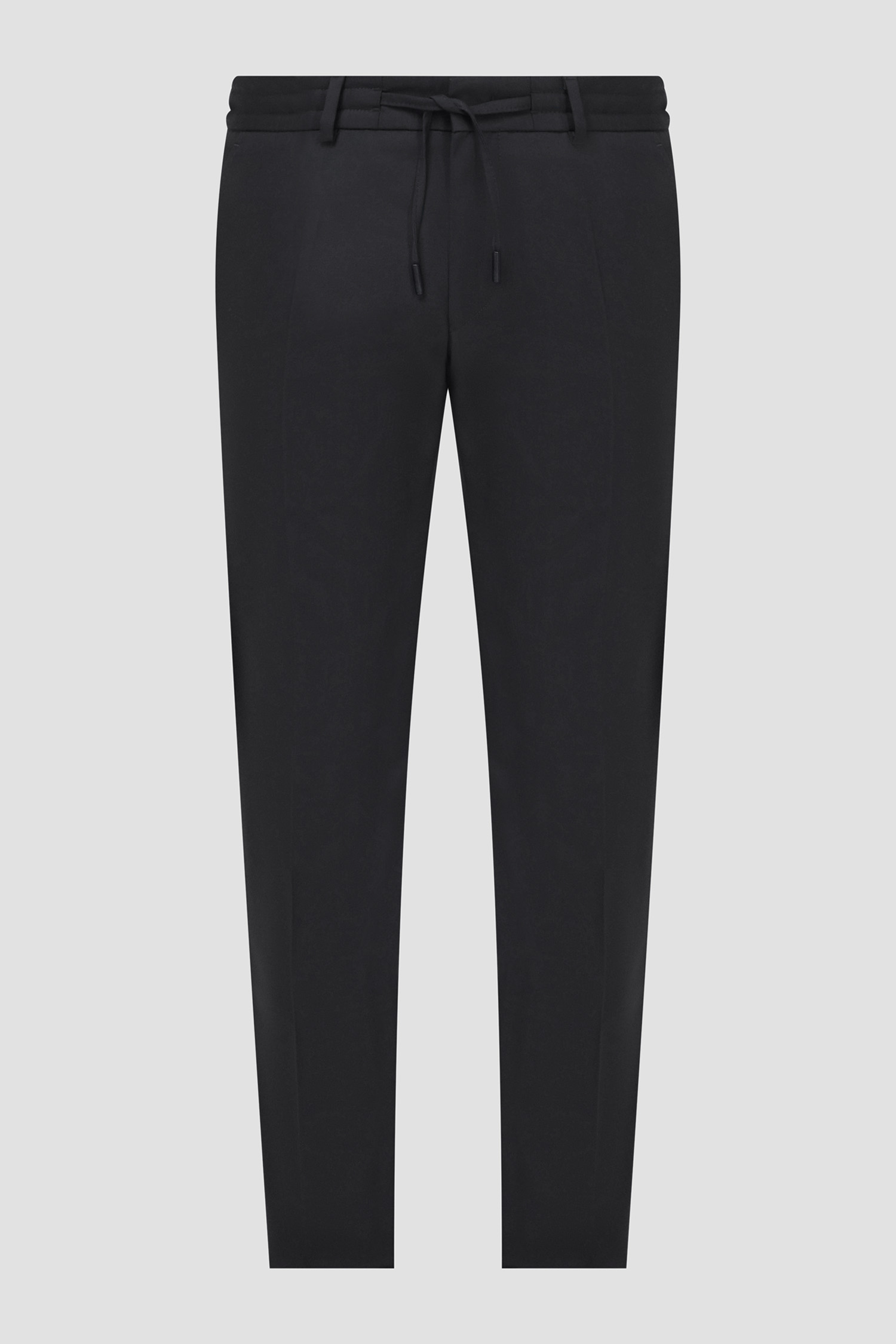 Мужские черные шерстяные брюки Karl Lagerfeld 533083.255056;990