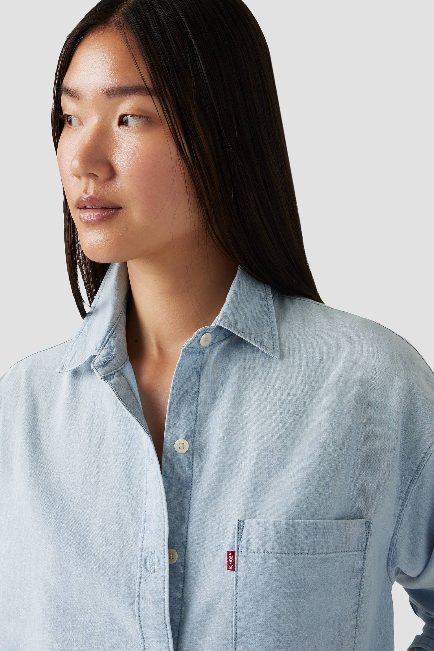 Жіноча блакитна сорочка Levi’s® 001HM;0000