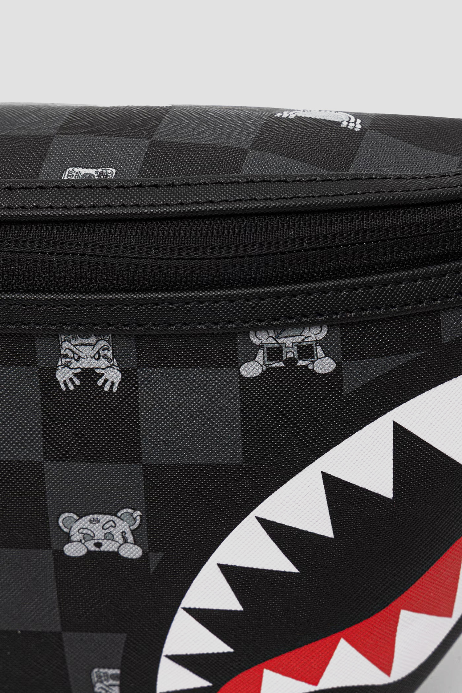 Черная поясная сумка в клетку SPRAYGROUND 910B8912NSZ;0