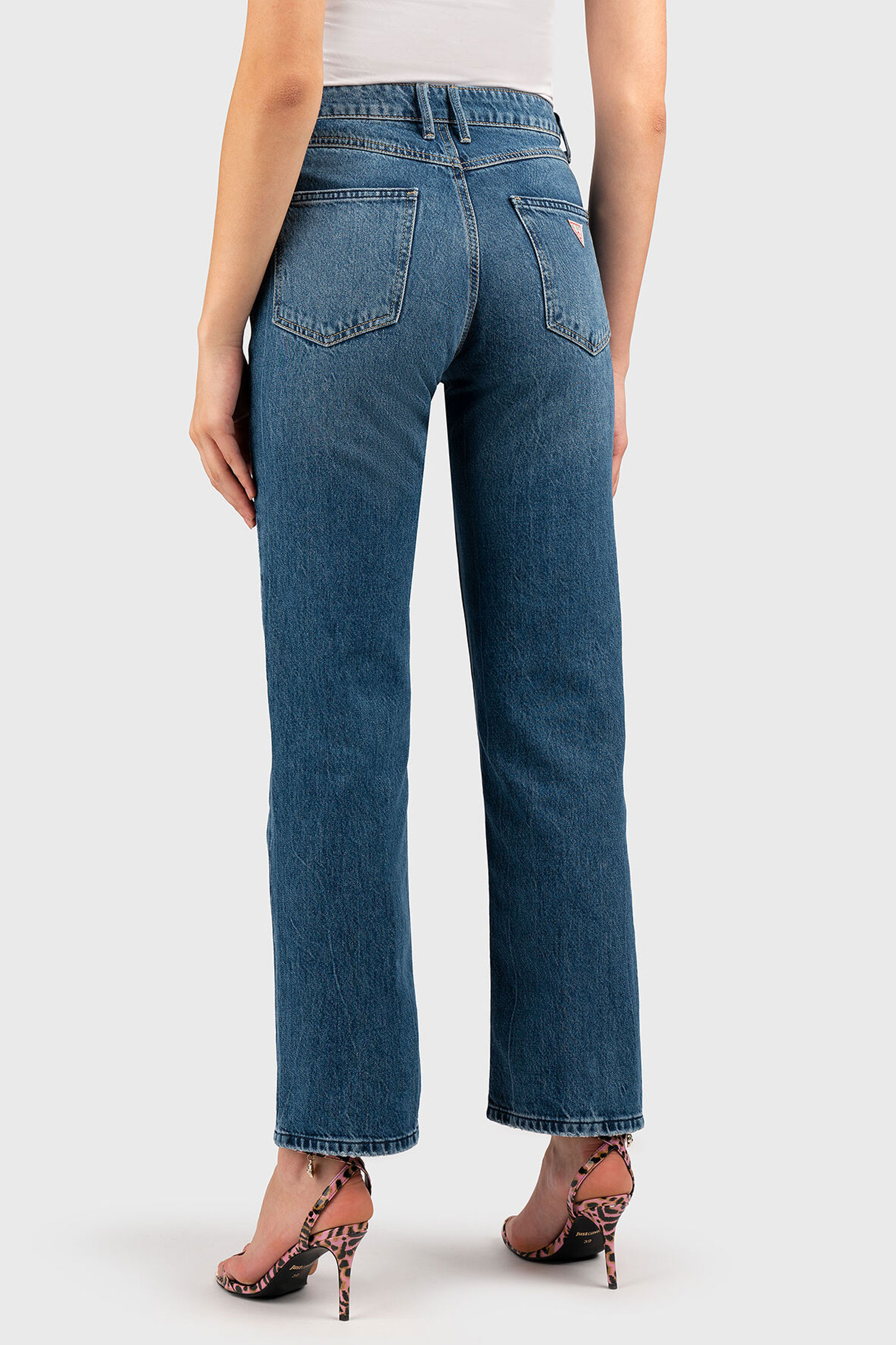 Женские темно-синие джинсы Guess W4RA22.D4T9M;DECL