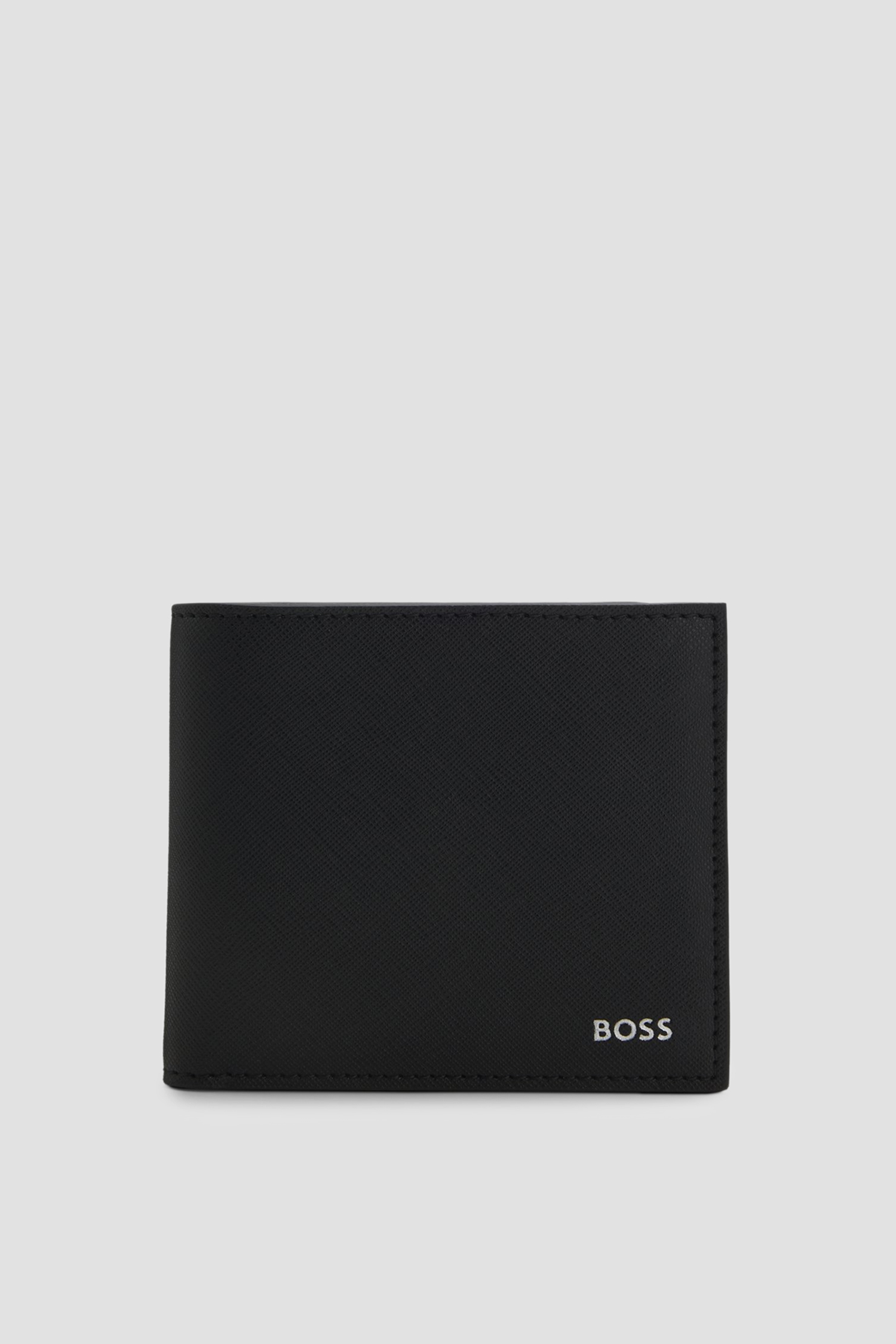 Мужской черный кожаный кошелек BOSS 50536717;001