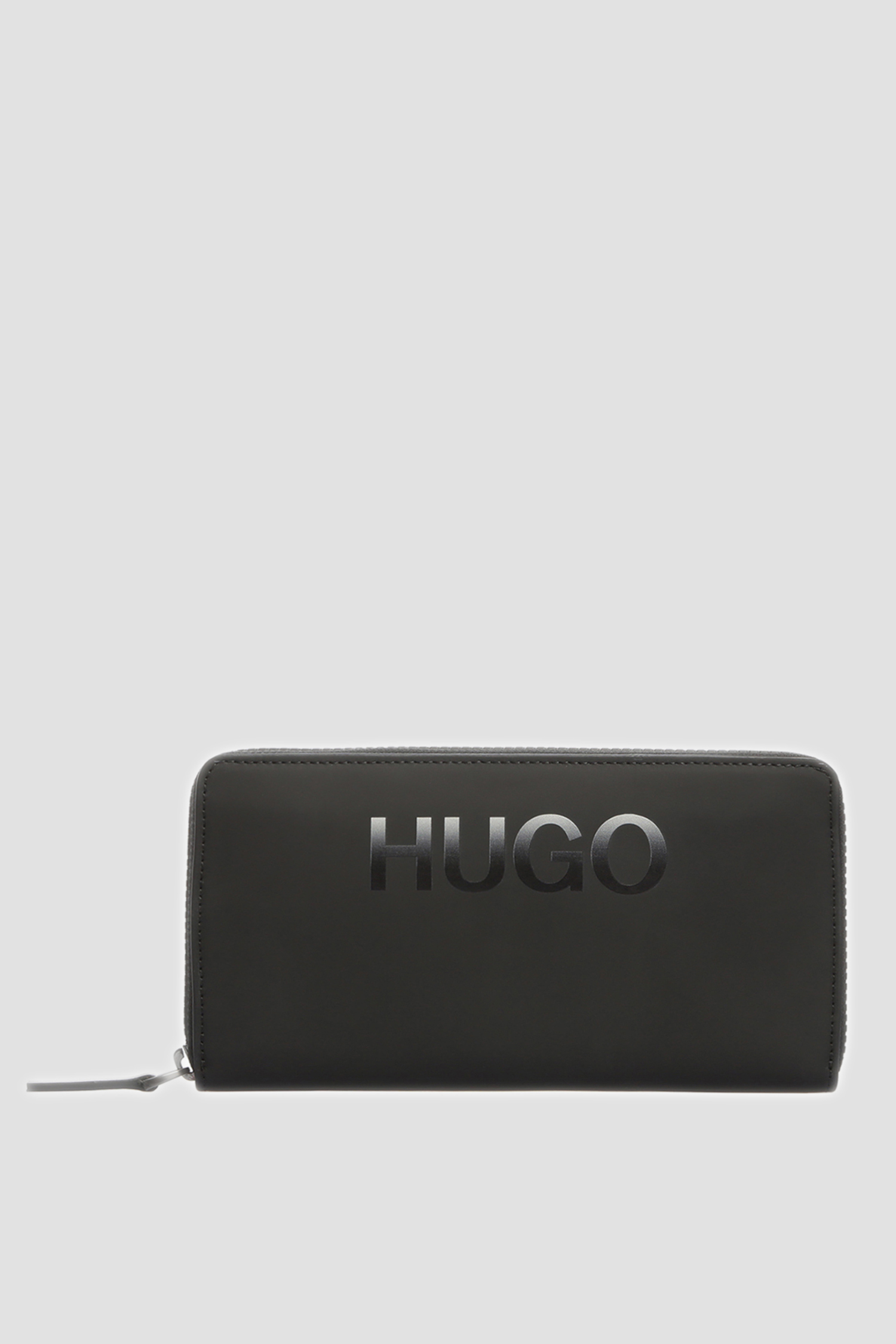 Чоловічий чорний шкіряний гаманець HUGO 50423749;001