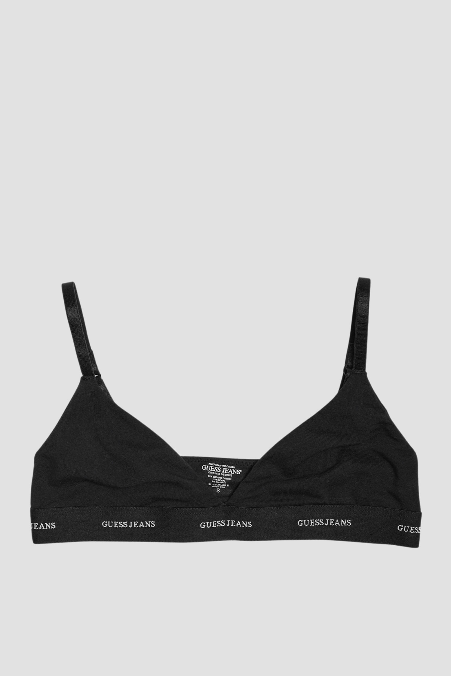 Жіночий чорний бюстгальтер Guess Jeans W4BZ32.KBBU1;JBLK