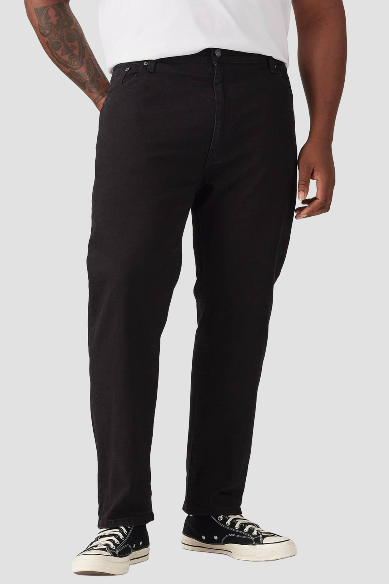 Мужские черные джинсы 502™ Taper Levi’s® 59684;0000
