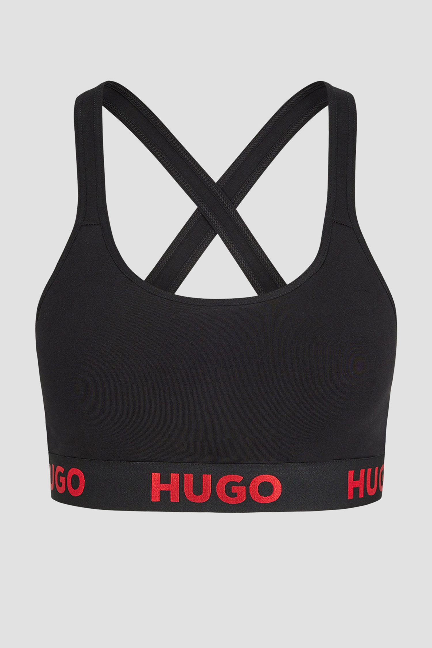 Жіночий чорний топ HUGO 50469628;001