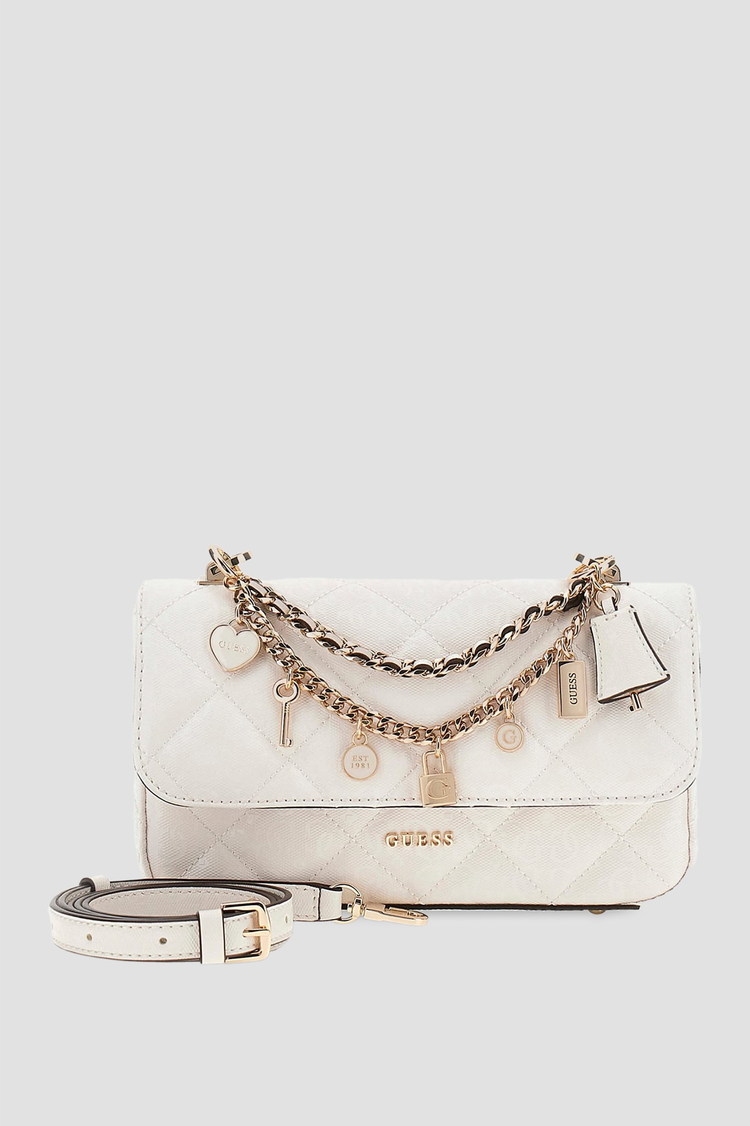 Женская белая сумка Guess HWGG99.12200;OFF
