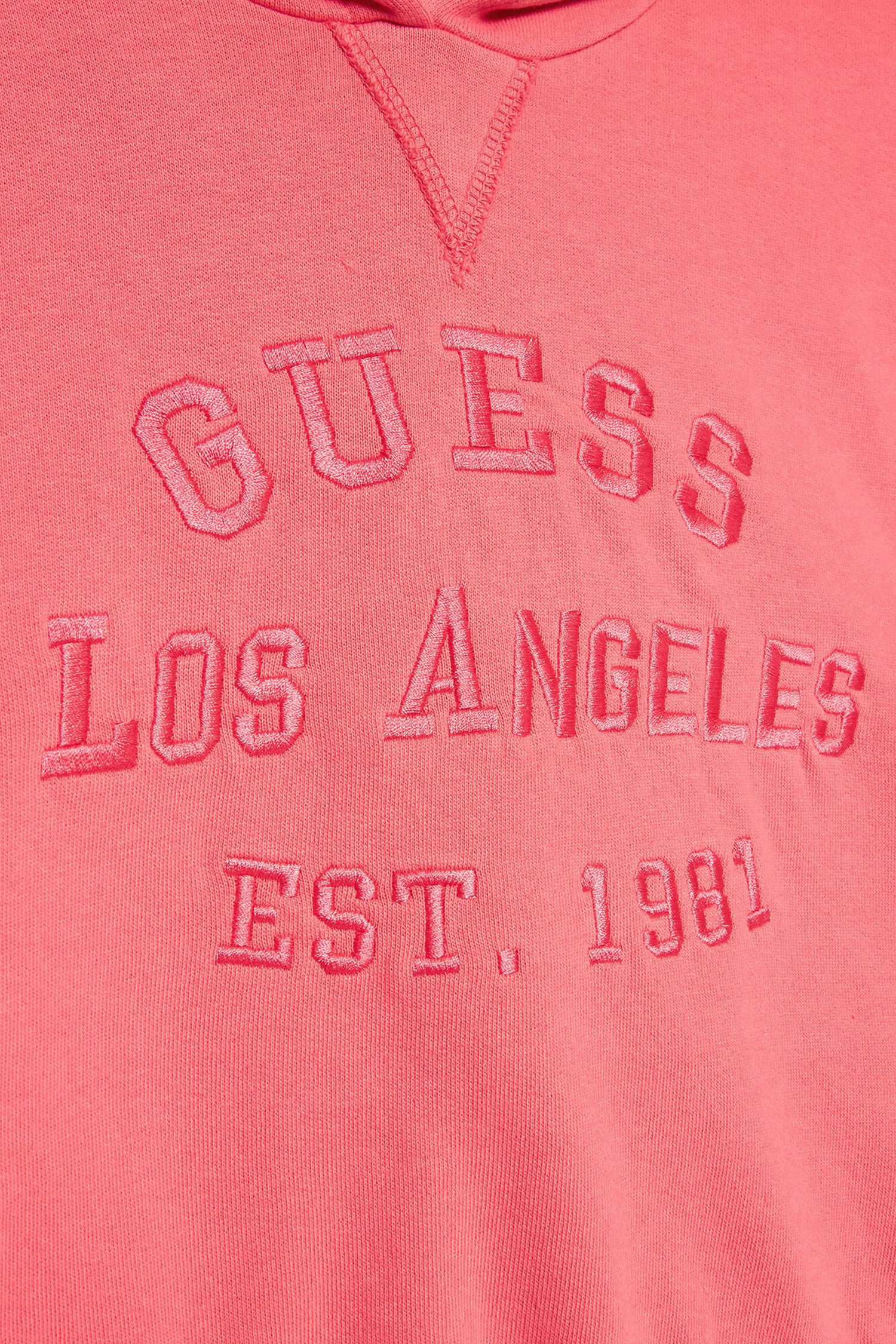 Детское коралловое худи Guess Kids J3GQ00.KA6R3;A60Y