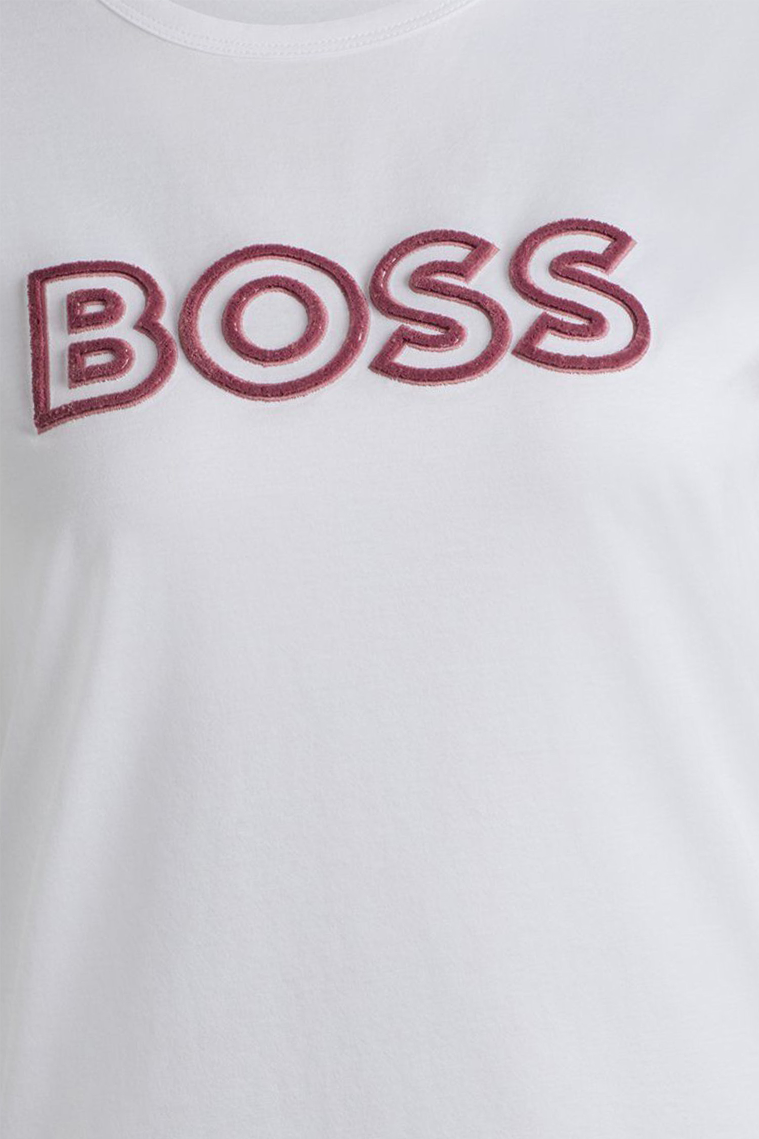 Женская белая футболка BOSS 50522209;100