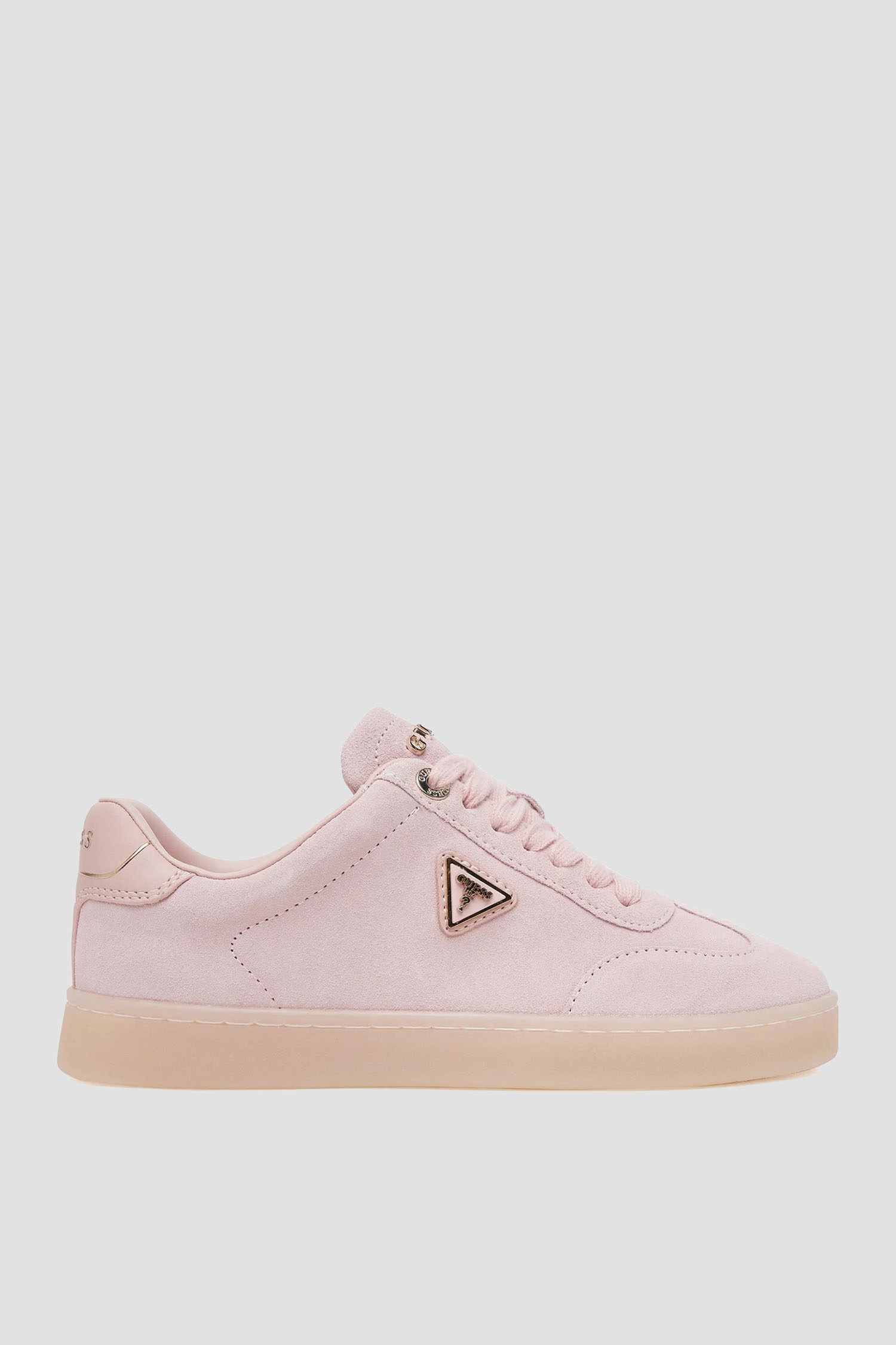 ROSE　クルユア Женские розовые замшевые сникерсы Guess FLJJAZ.SUE12;ROSE — Ultrashop