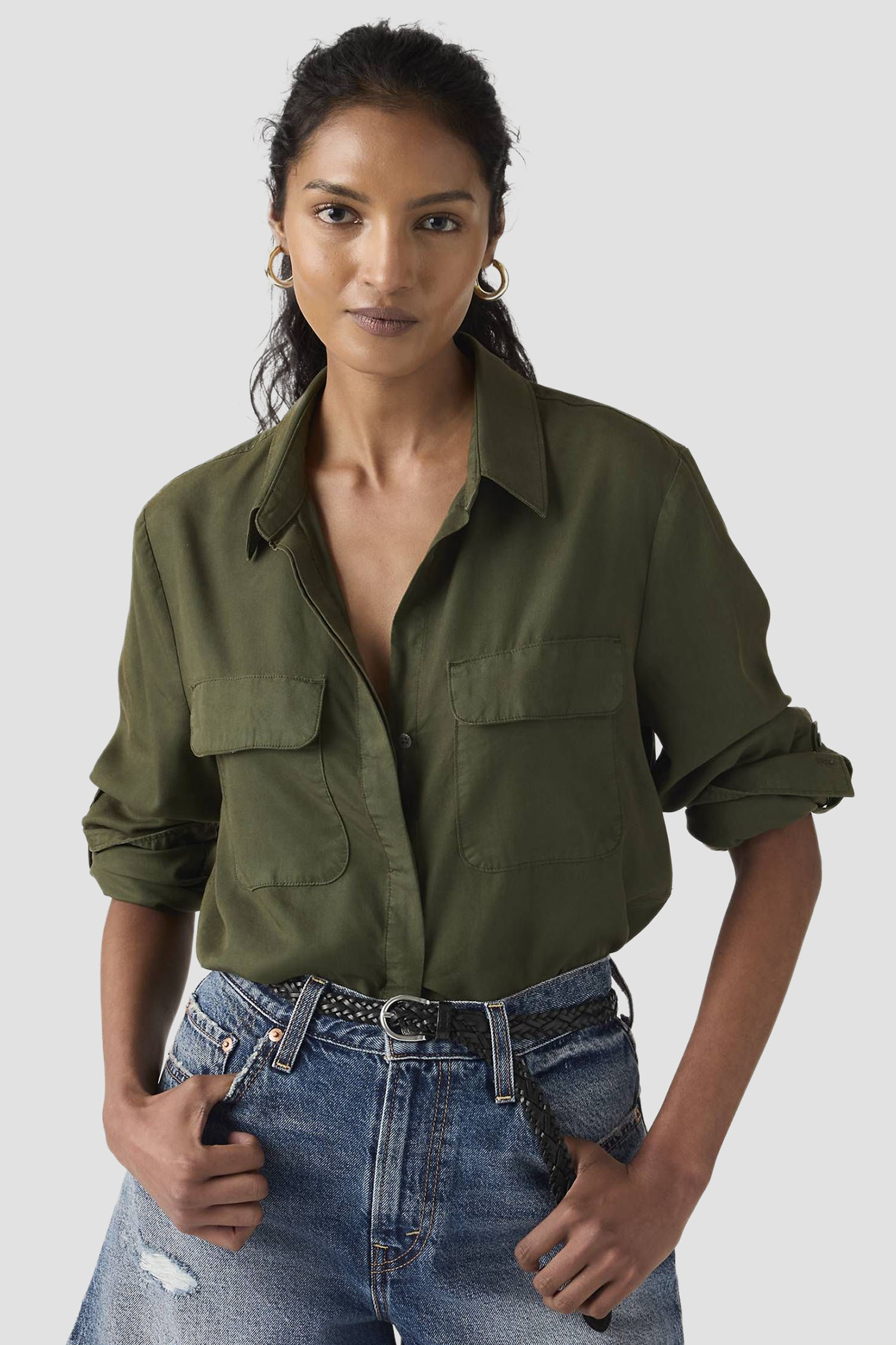 Жіноча зелена сорочка Levi’s® 005NJ;0009