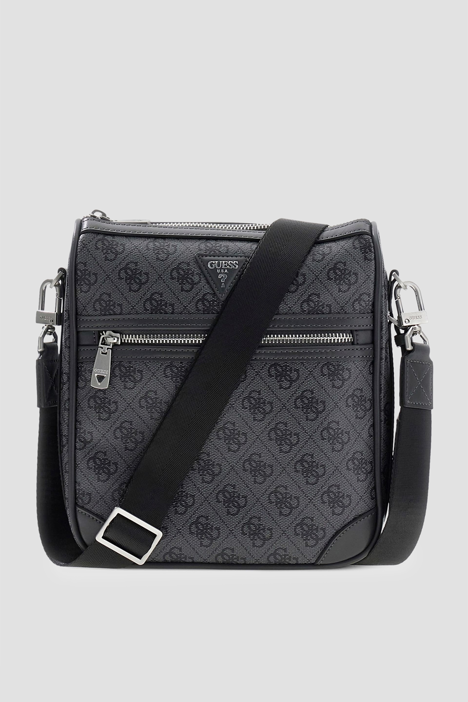 Мужская серая сумка с узором Guess HMMILL.P6217;BTH