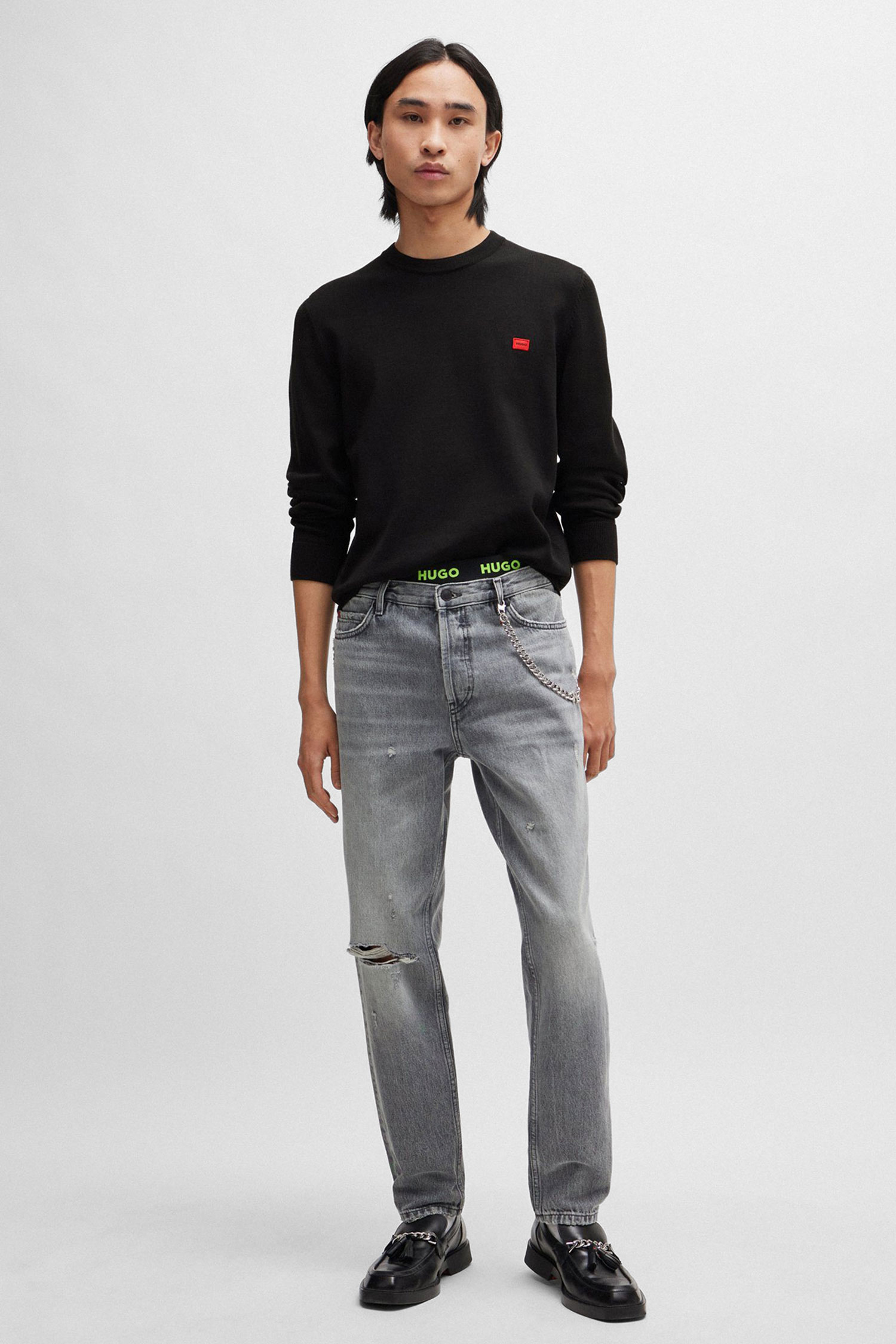 Чоловічі сірі джинси HUGO 50511319;030