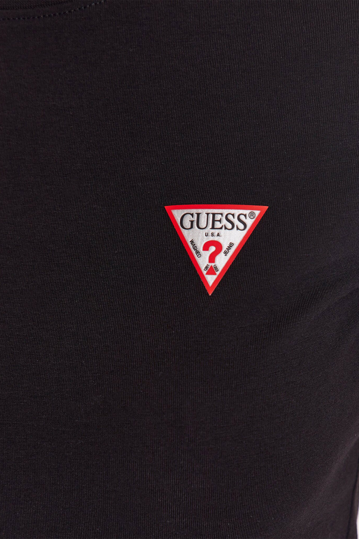 Женская черная футболка Guess W2YI44.J1314;JBLK