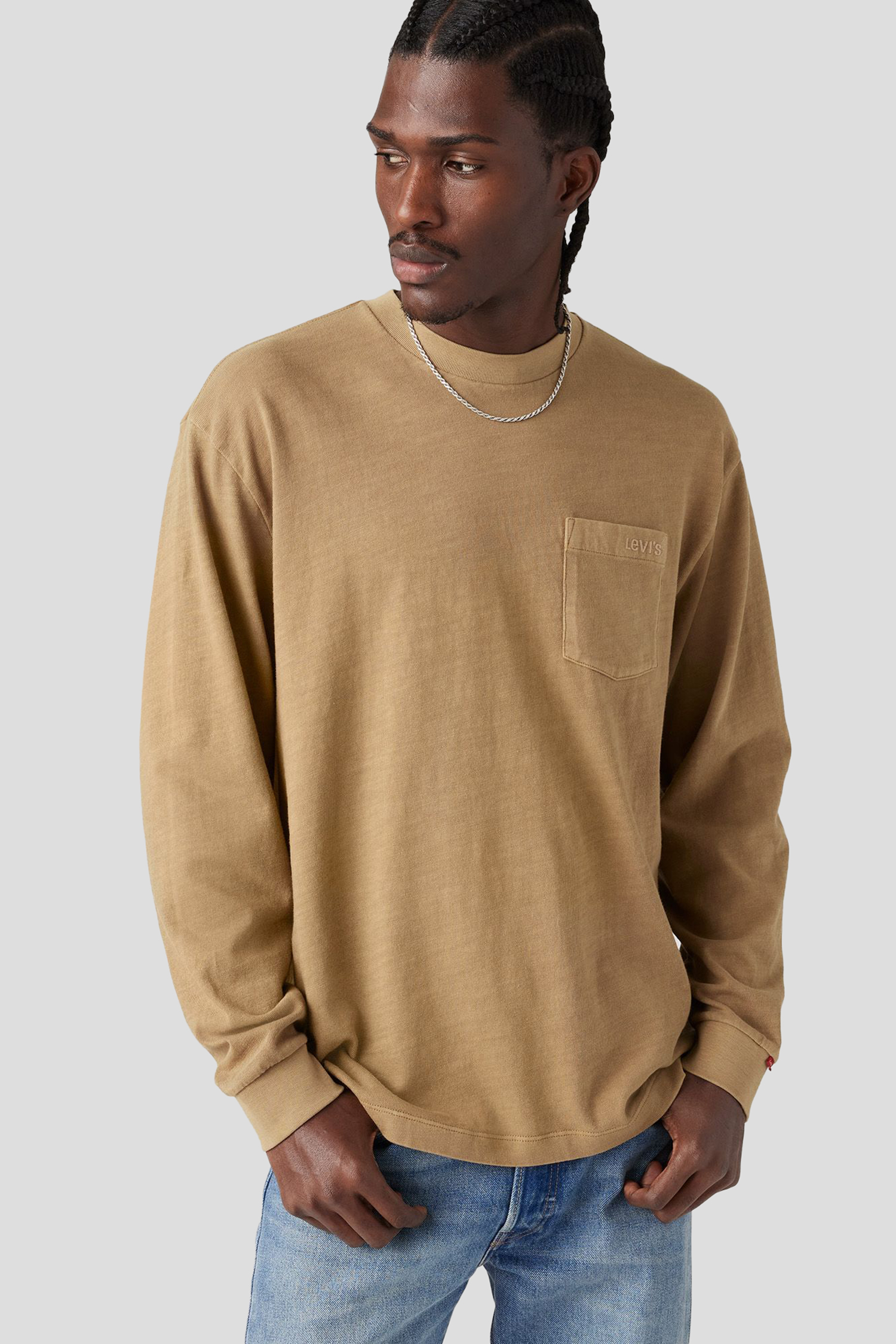 Мужской бежевый лонгслив Levi’s® A9247;0002