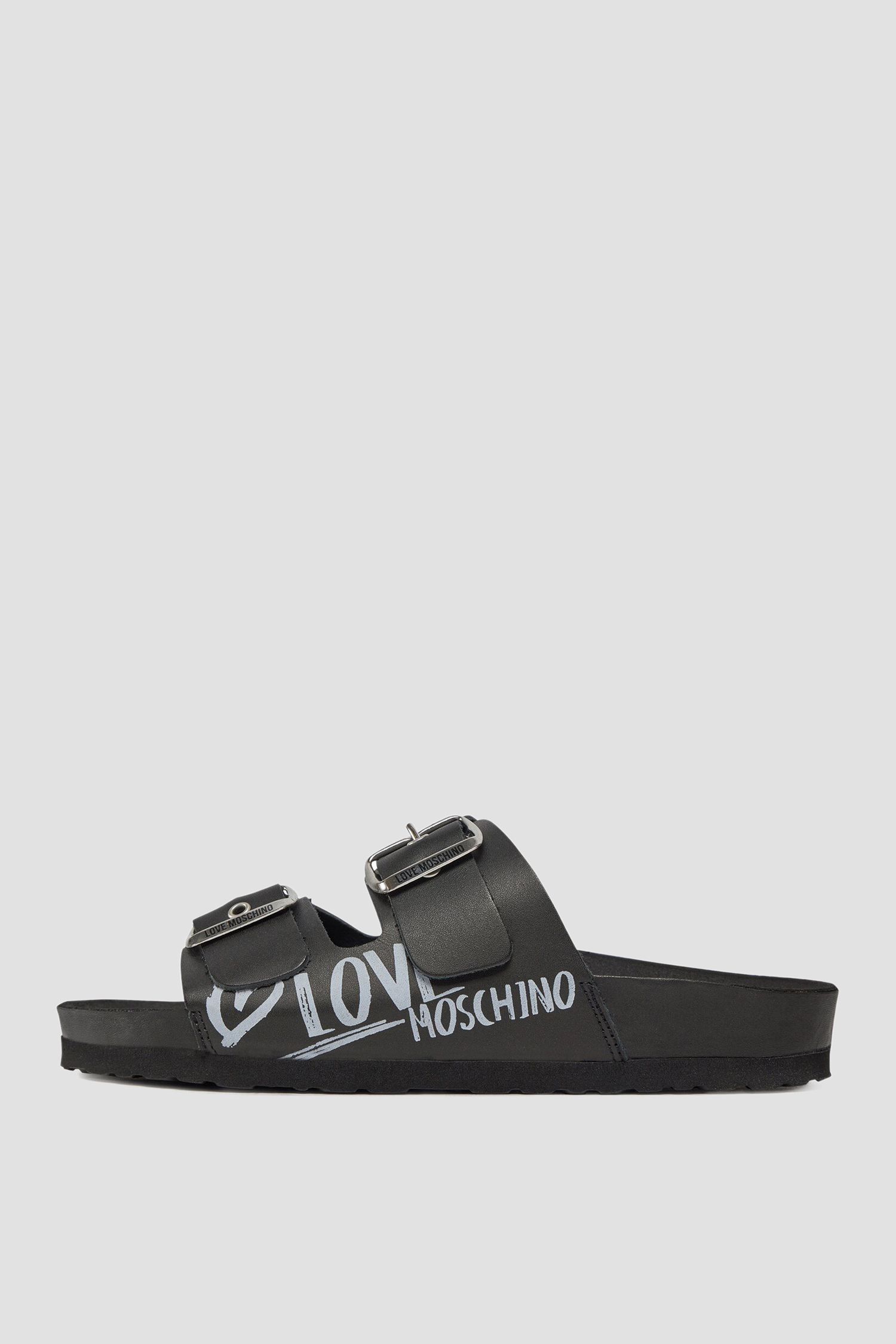 Жіночі чорні слайдери Moschino JA28193G1I.IA0;000