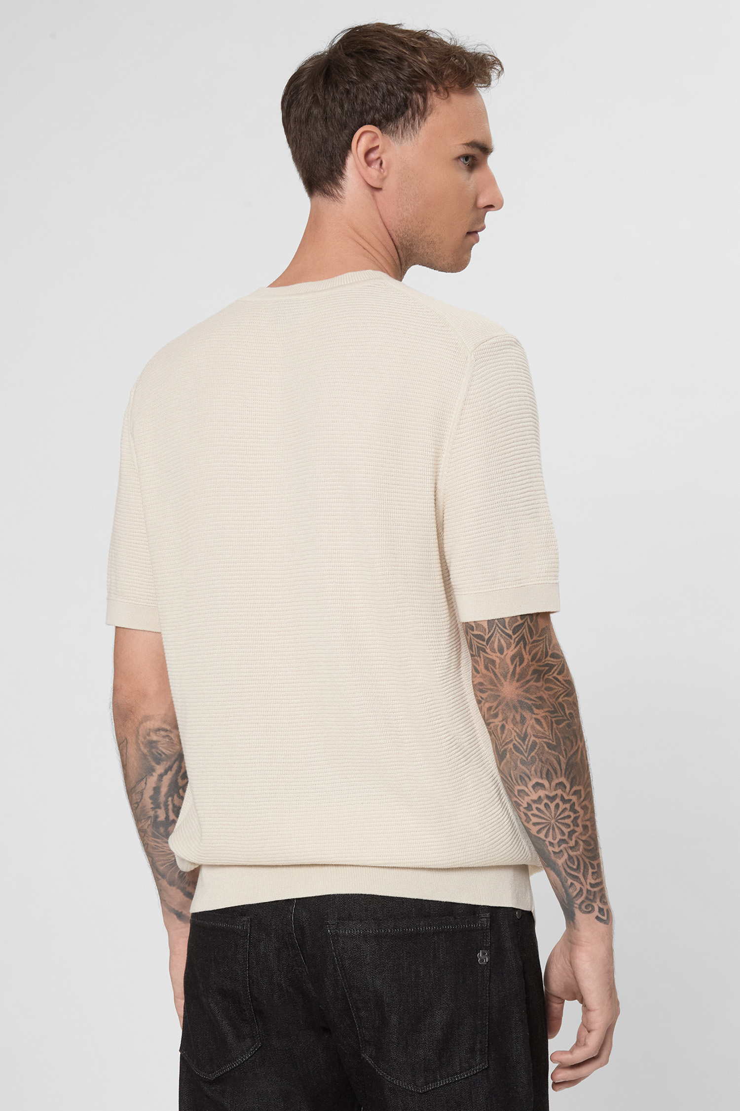 Чоловічий бежевий джемпер BOSS 50543161;131