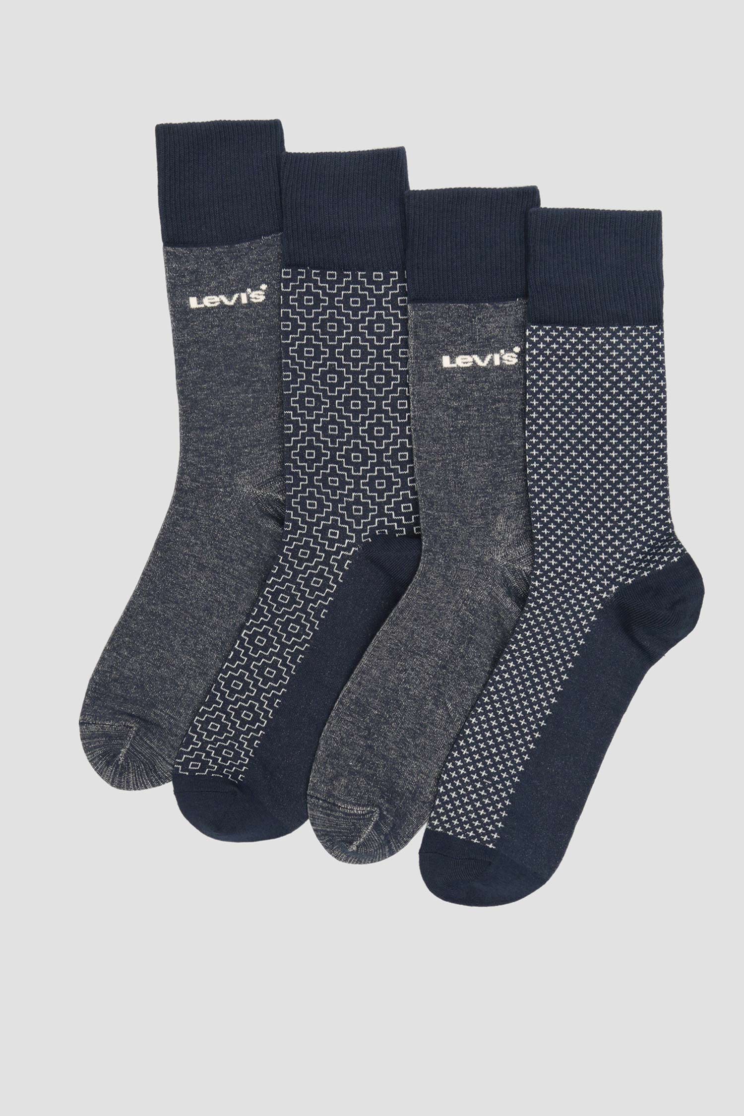 Сині шкарпетки для підлітків (4 пари) Levi’s® 701203948;001