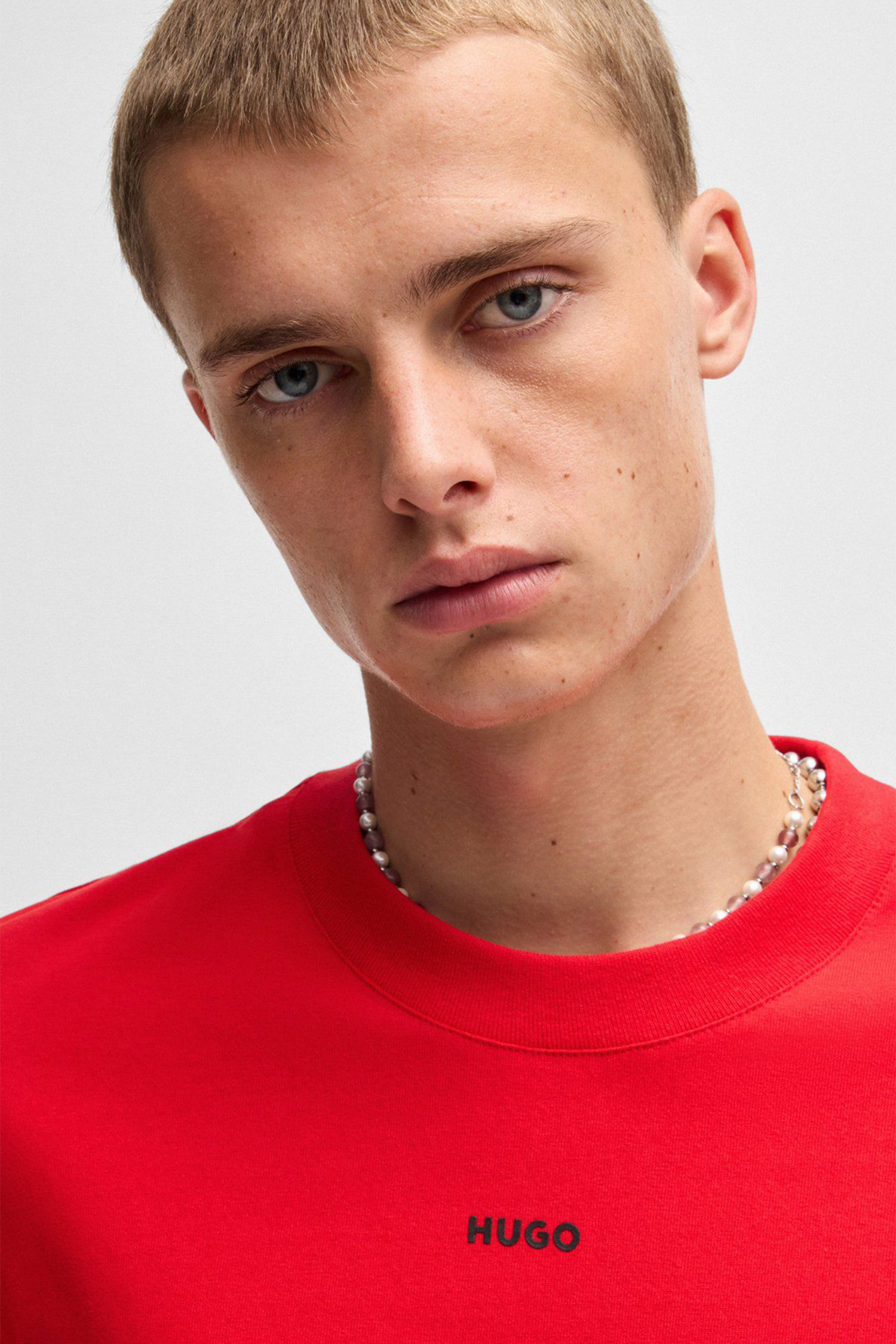 Чоловіча червона футболка HUGO 50488330;693