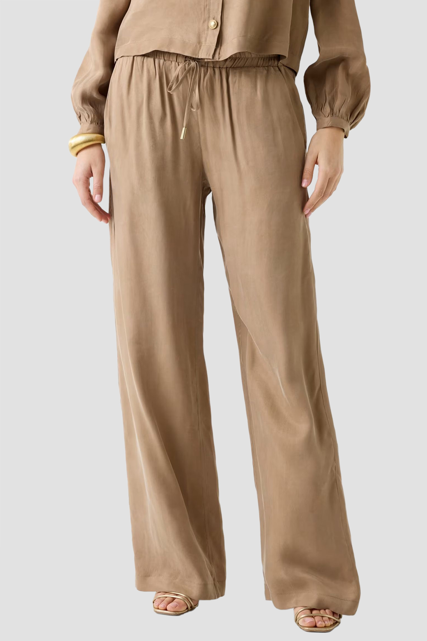 Жіночі бежеві брюки Guess W6GB07.W1781;G1DQ