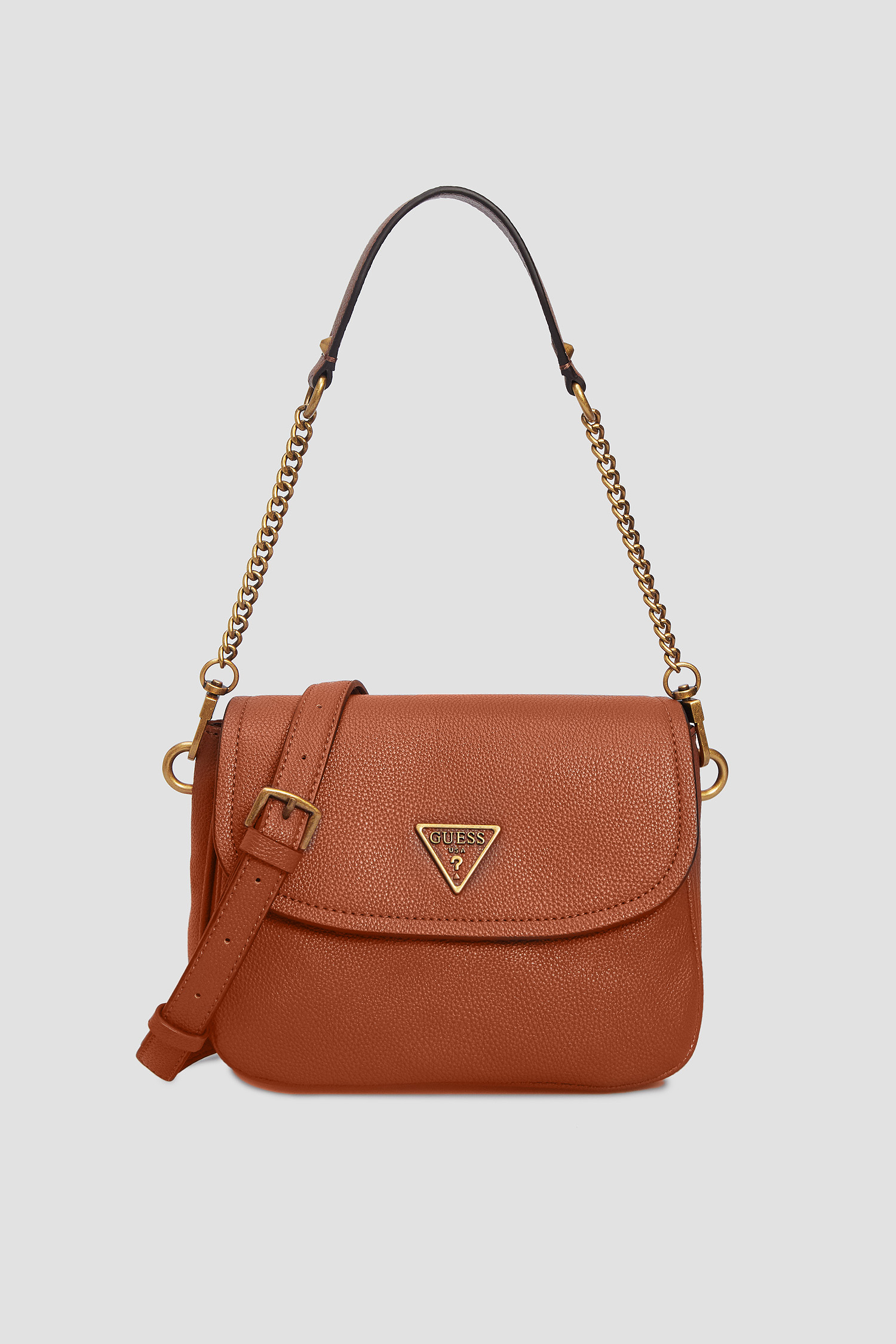Женская коричневая сумка через плечо Guess HWVB78.78200;COG