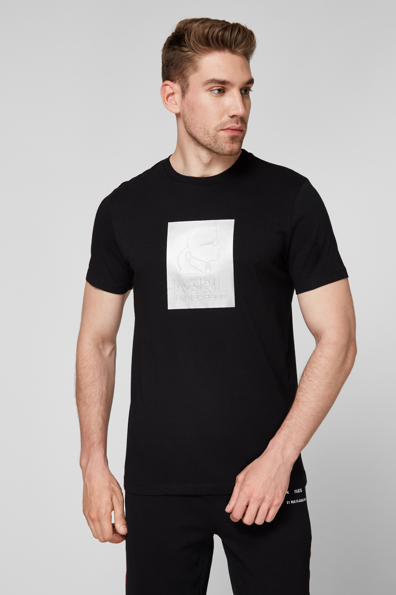 Мужская черная футболка Karl Lagerfeld 511224.755082;990