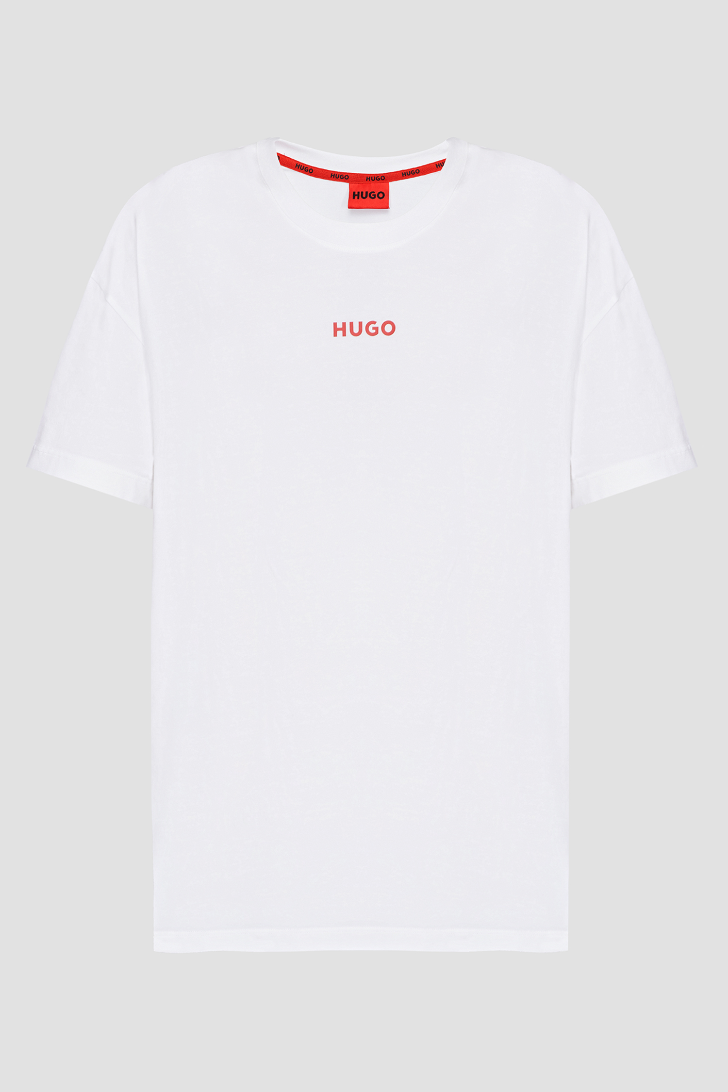 Мужская белая футболка HUGO 50480246;100