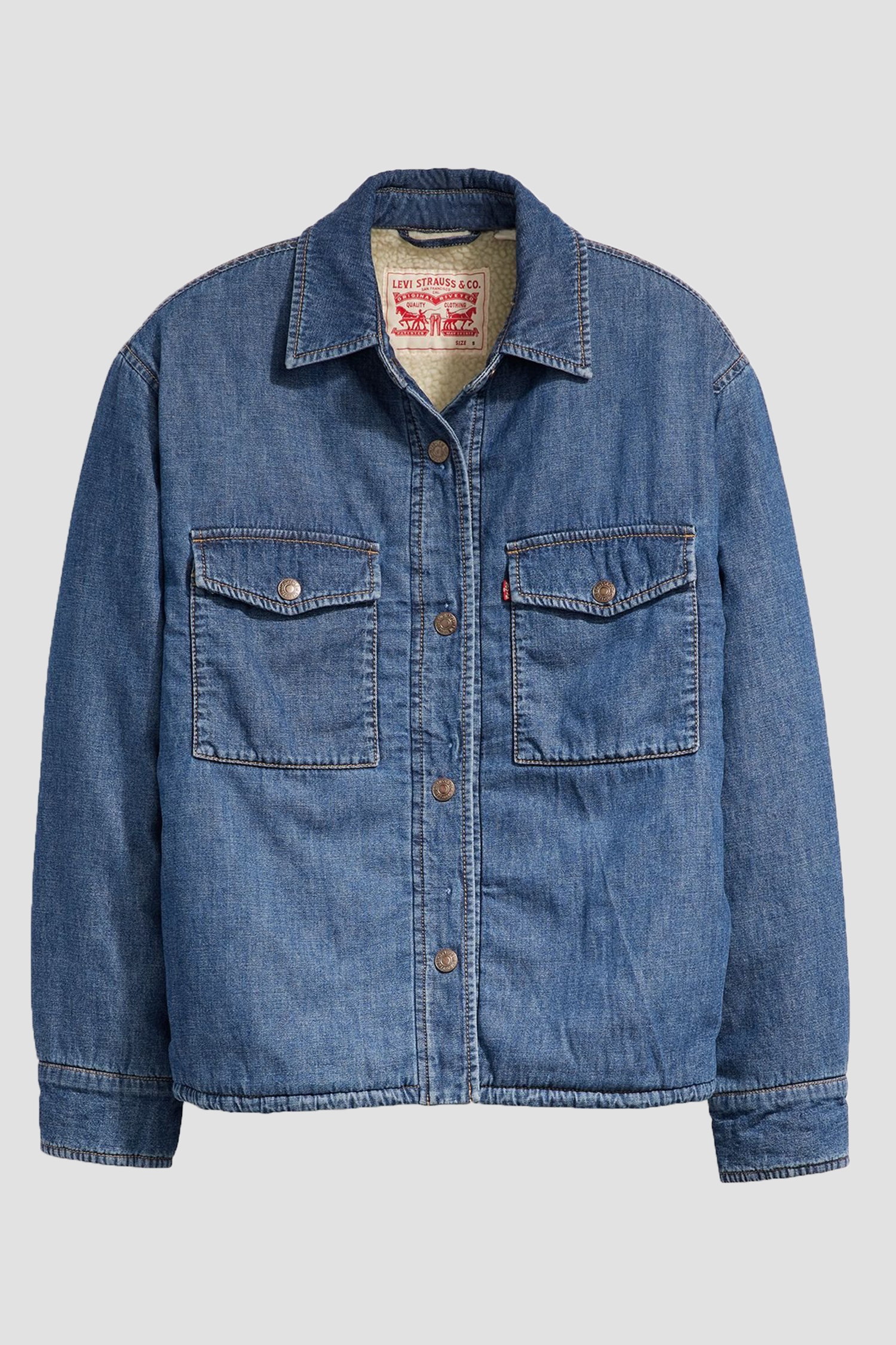 Женская синяя джинсовая куртка Levi’s® A7185;0000