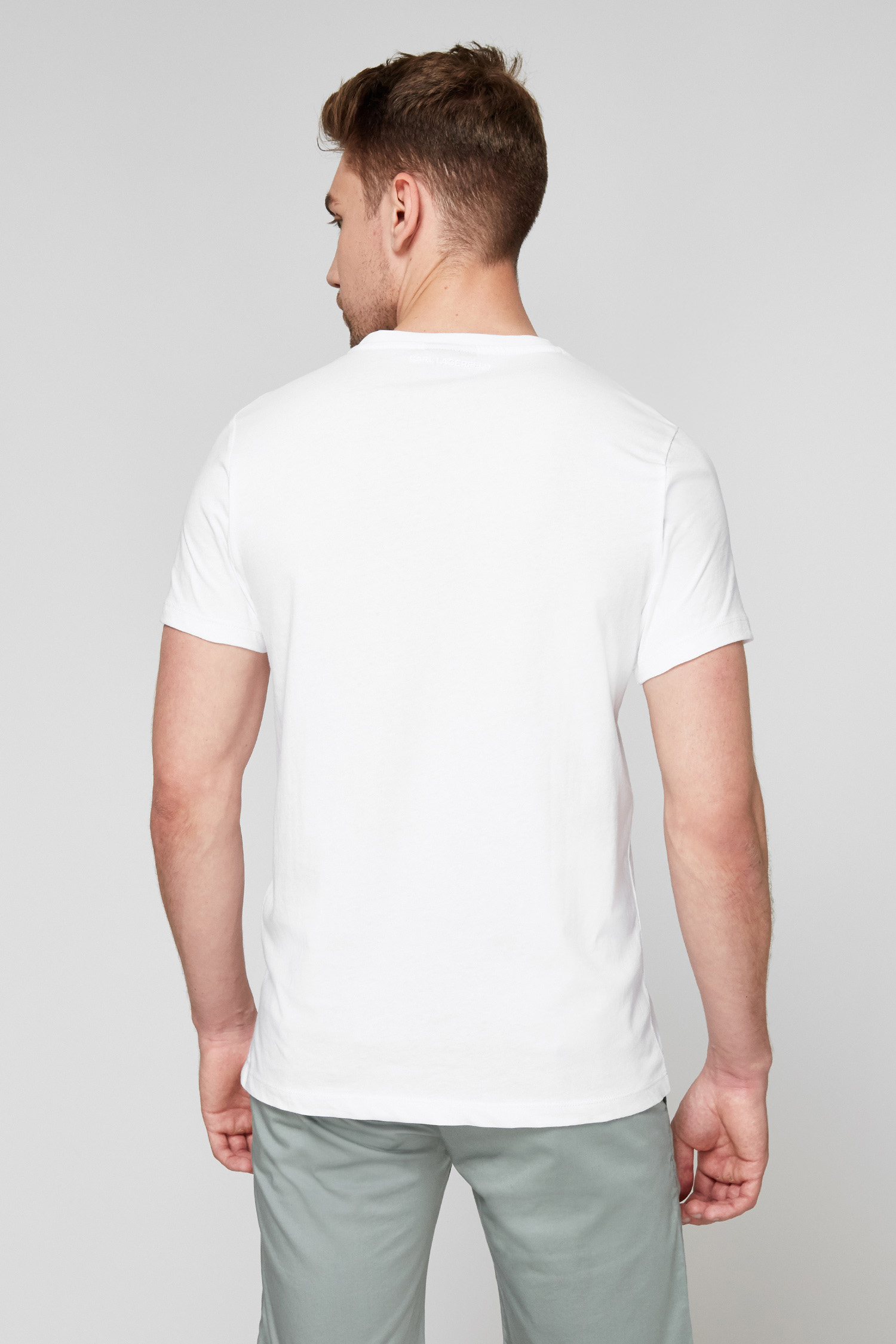 Мужская белая футболка Karl Lagerfeld 511224.755083;10